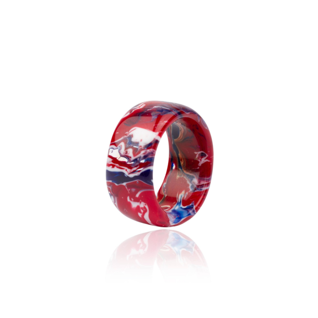 Sobral - Marianne "Rika" Resin Ring ( 004751 ) - Size UK U / US 10