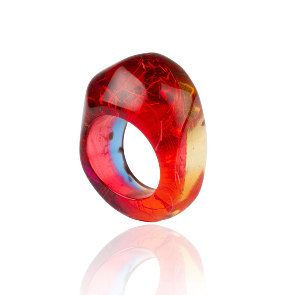 Sobral - Sobralita "Itaimbe" Resin Ring ( 005371 ) - Size UK 0 / US 7