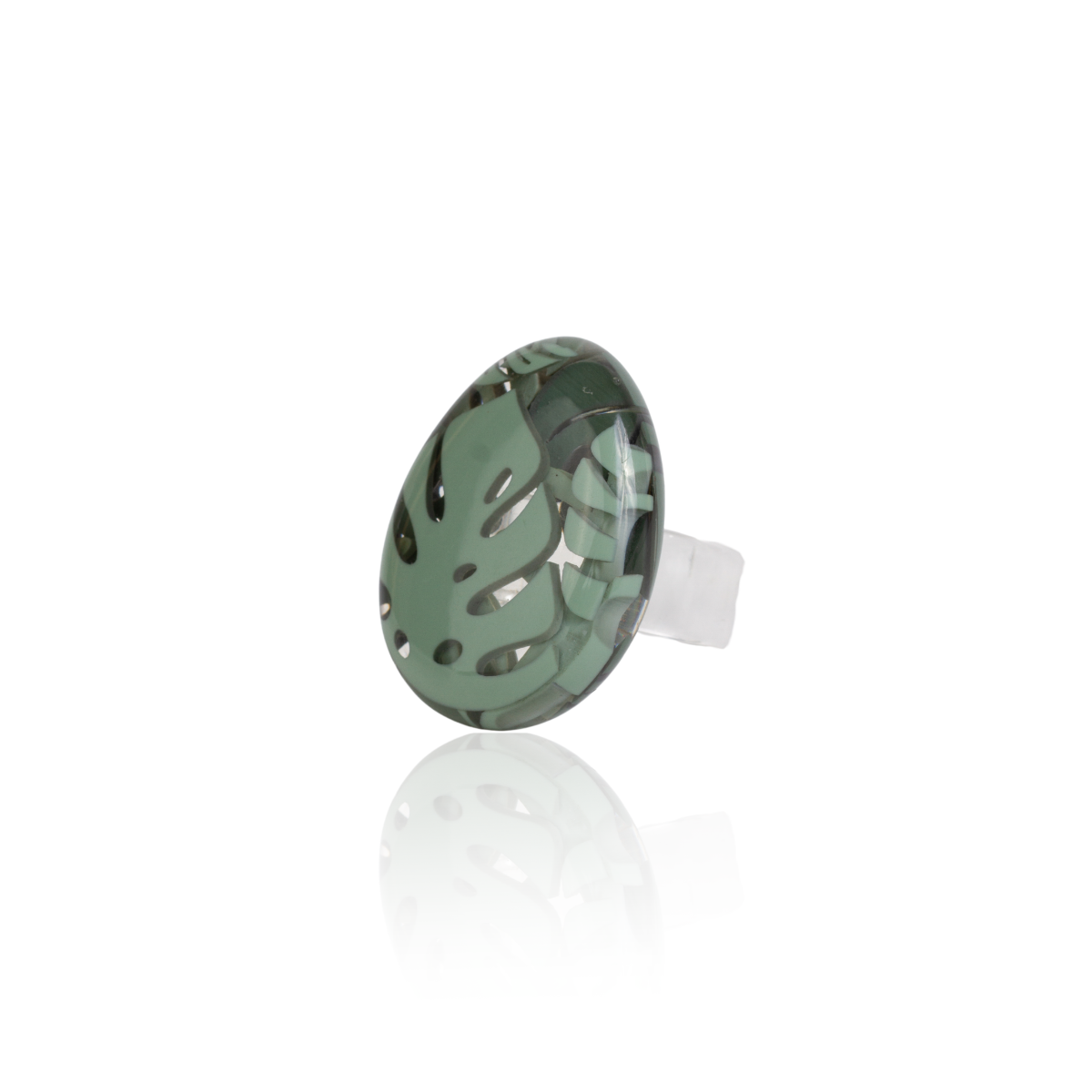 Sobral - Costela de Adão "Eva" Resin Ring ( 005528 ) - Size UK S / US 9