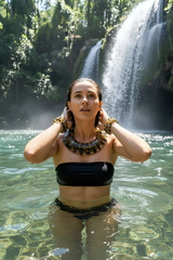 Sobral - Seaweed "Grand Emperor" Studio Creation Resin Necklace ( 000000 )