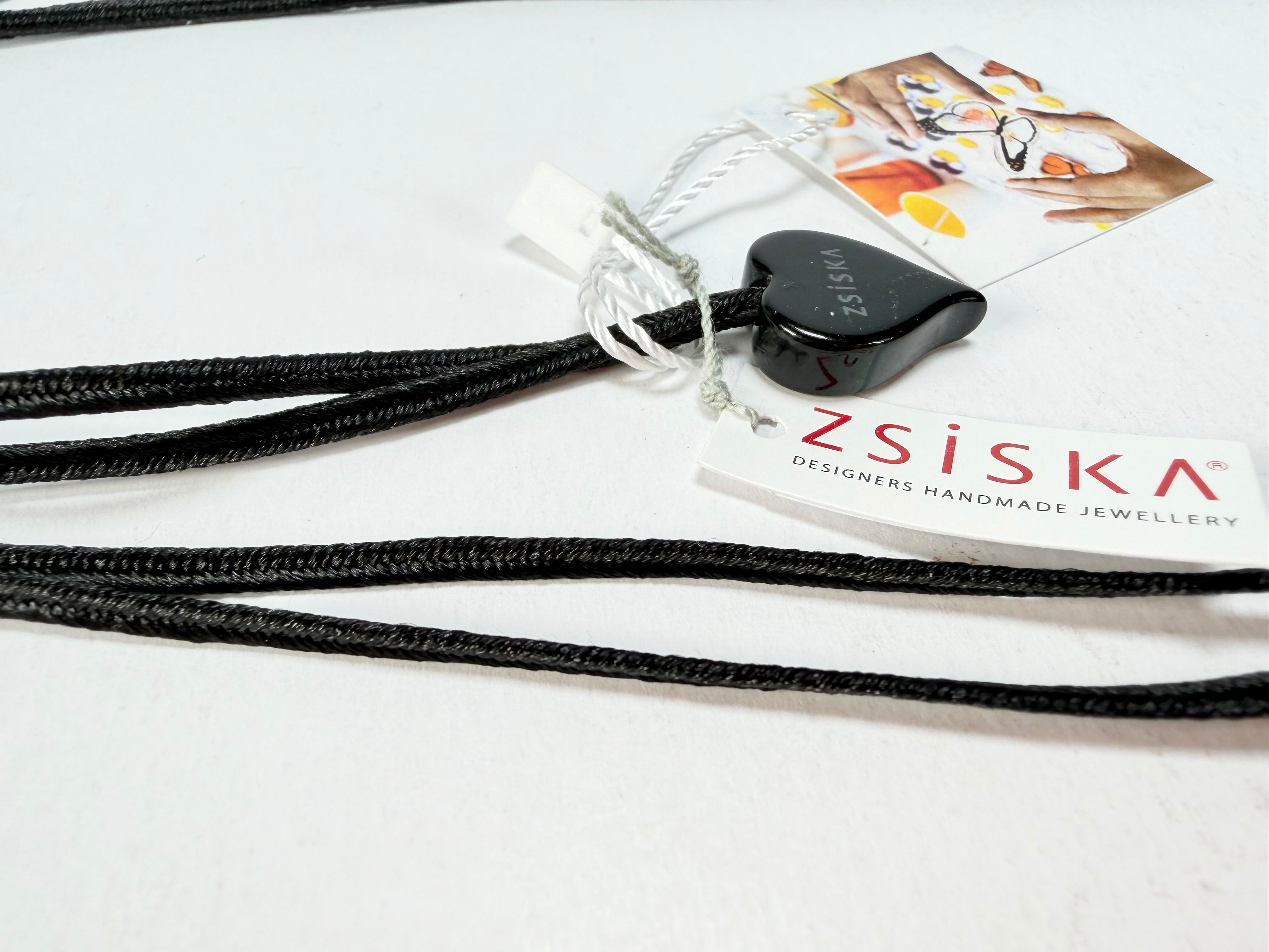 Zsiska - Bellissima 6 Bead Galaxy Green Resin Necklace ( 7240106GGREQ06  )