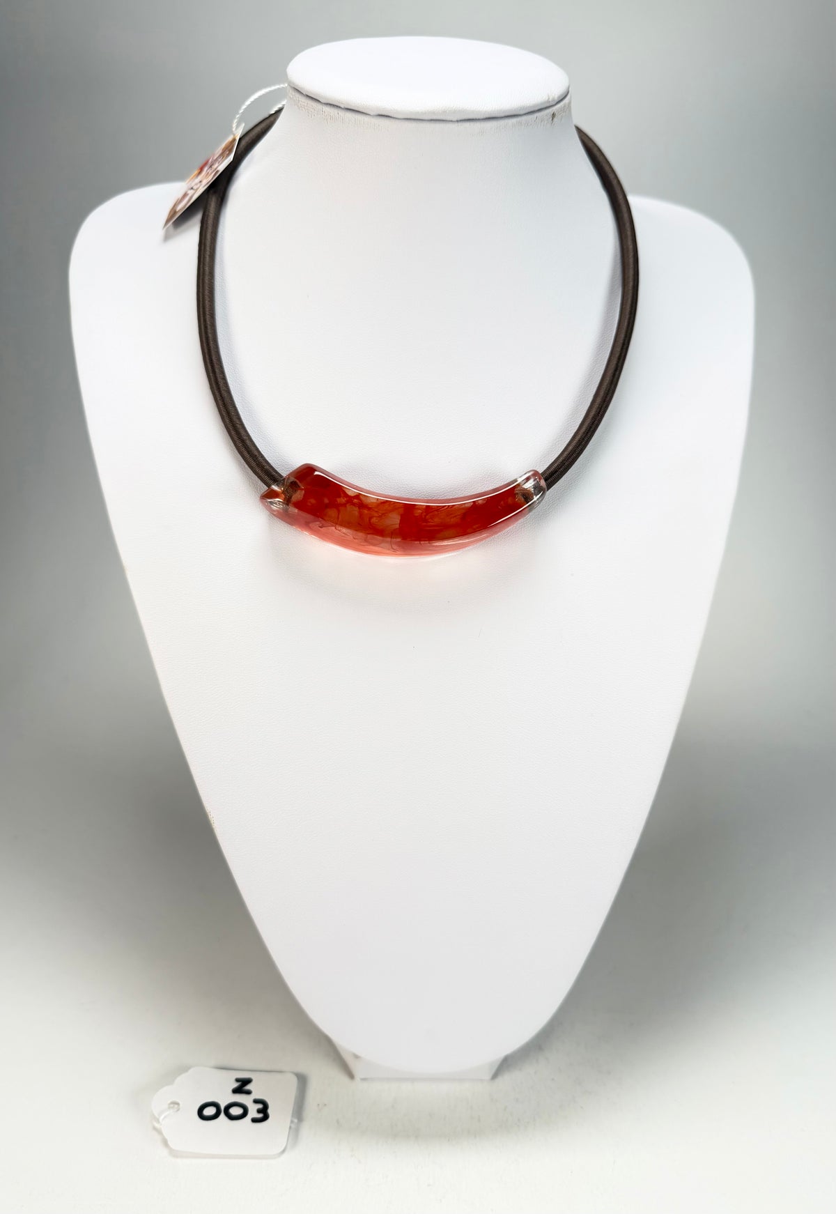Zsiska - Emocion Marble Red Resin Necklace ( 9150150MREDQ01 )