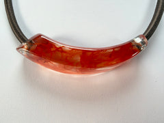 Zsiska - Emocion Marble Red Resin Necklace ( 9150150MREDQ01 )