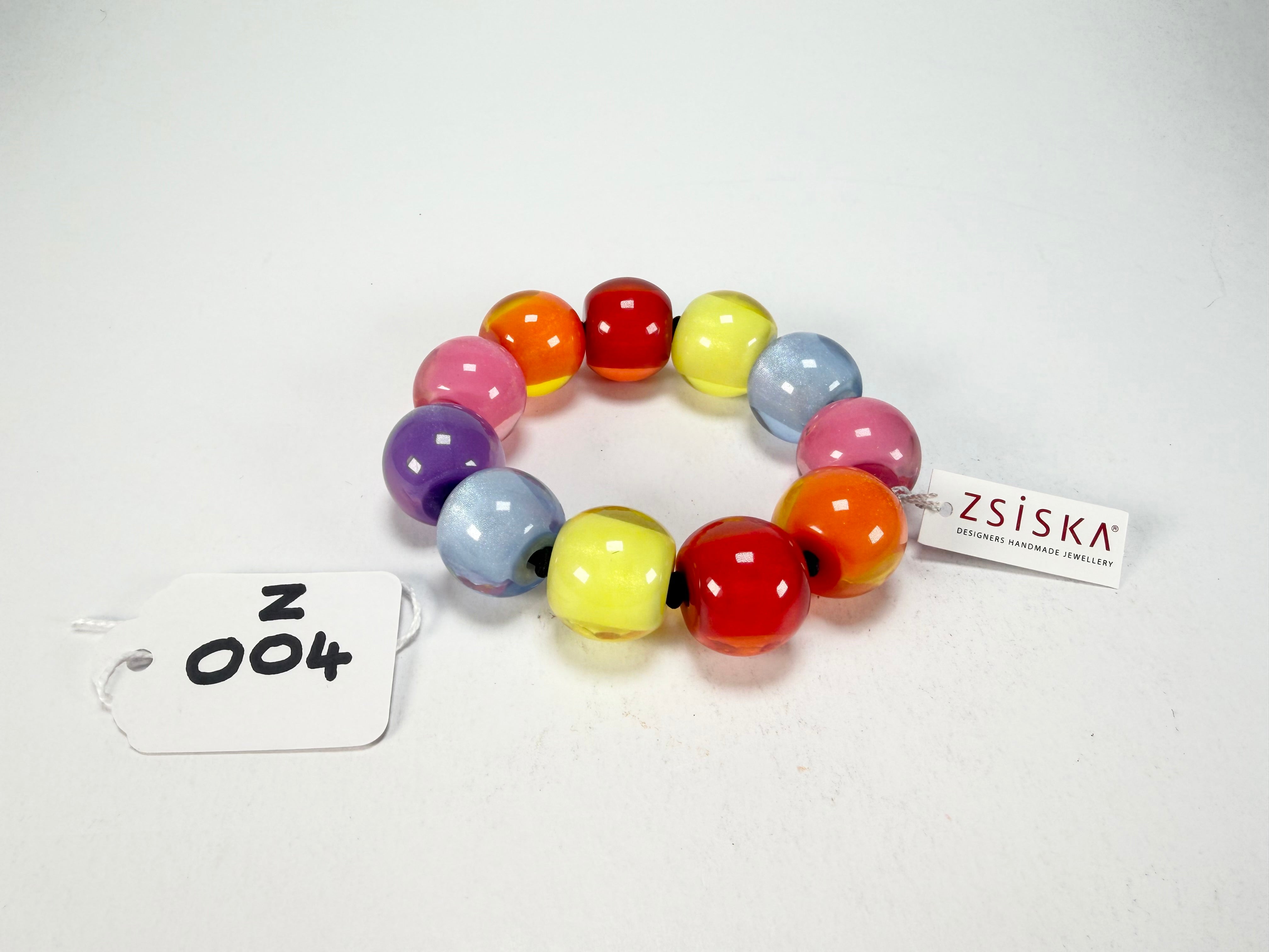 Zsiska - Colourful Beads Spectrum 11 Medium Bead Resin Bracelet ( 40103010400Q11 )