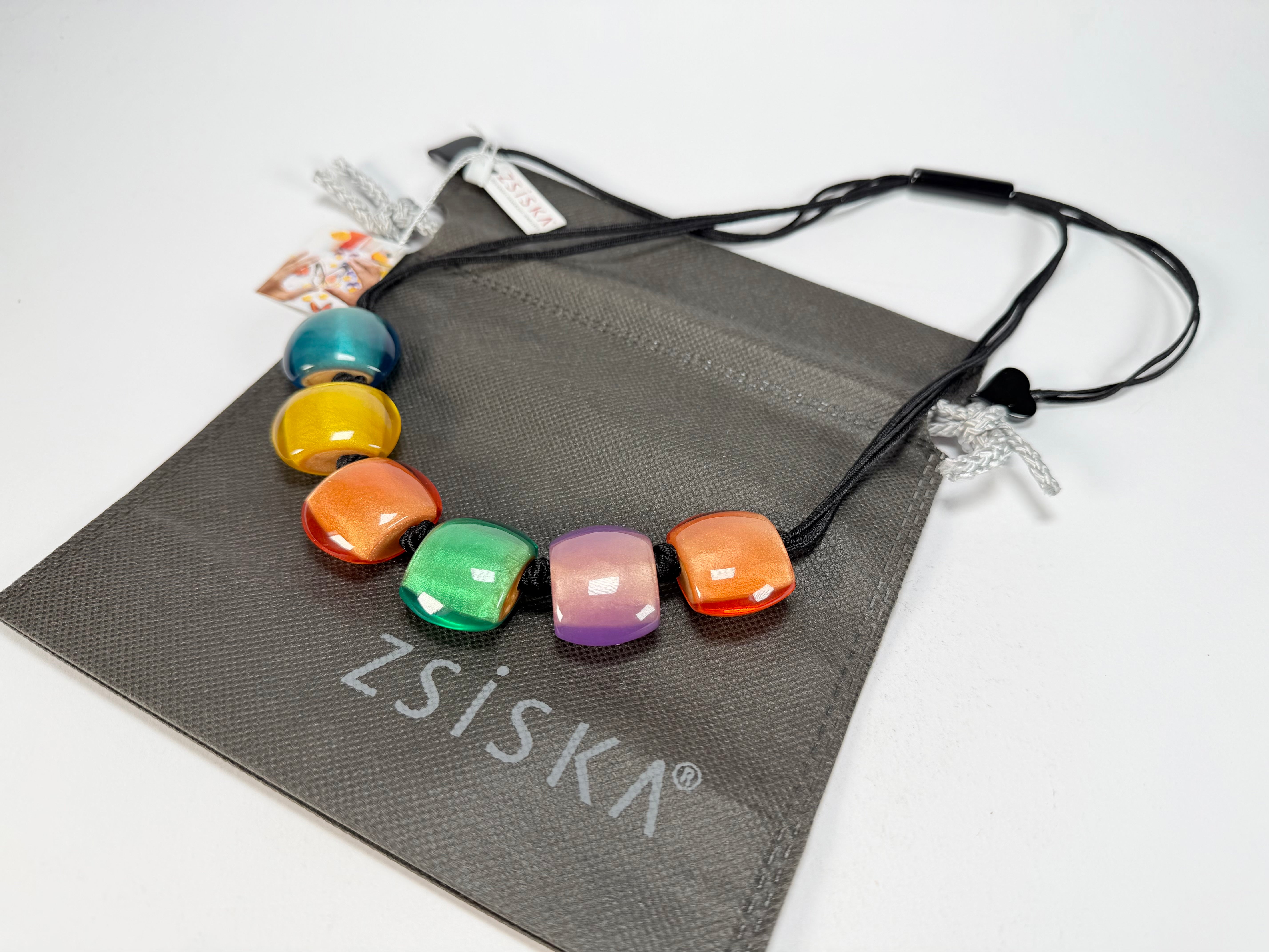Zsiska - Bellissima 6 Bead 2026 Spectrum Resin Necklace ( 72401050599Q06 )