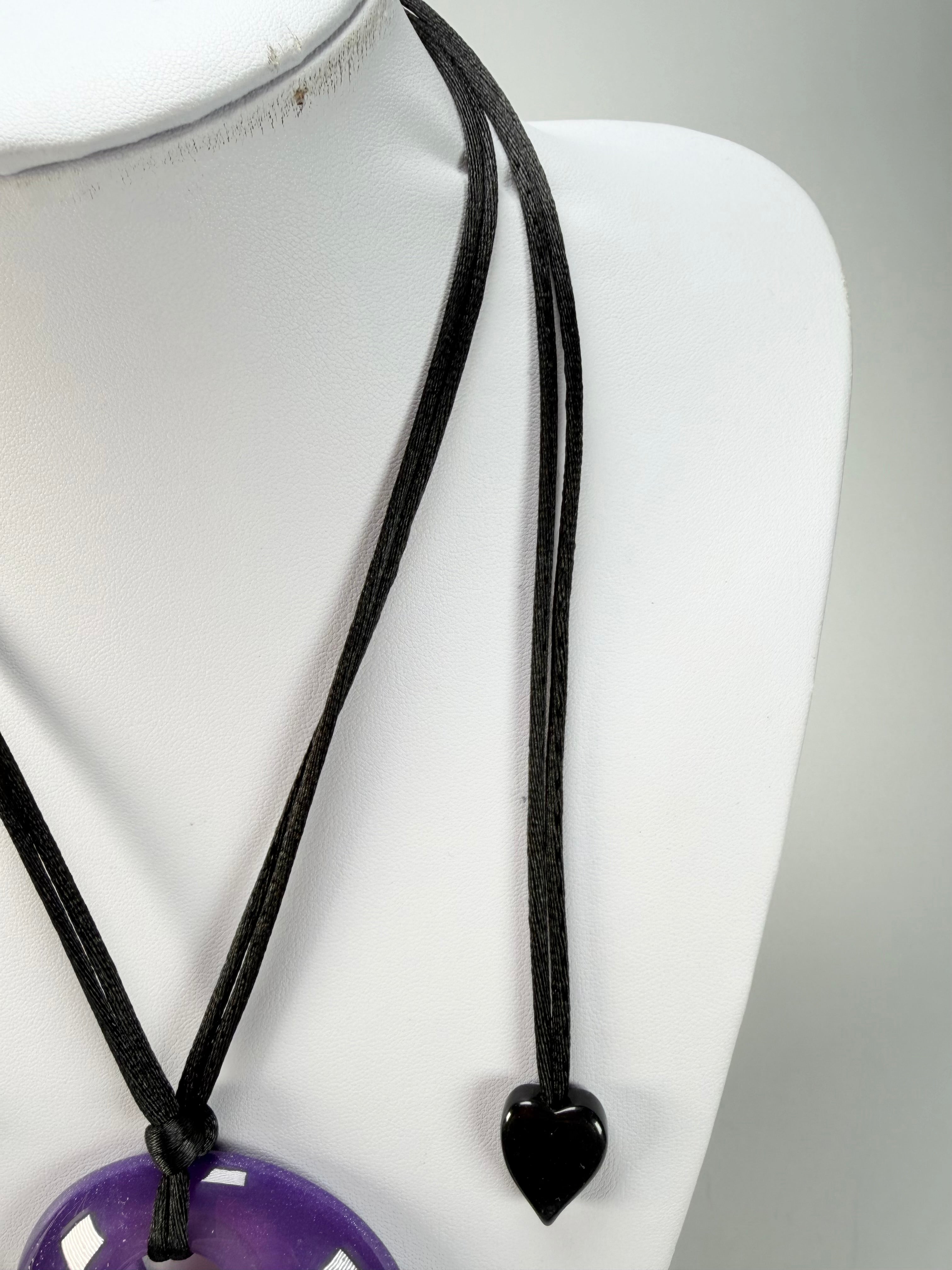 Zsiska - Colourful Statement "Pendant" Purple Resin Necklace ( 40102049018Q00 )