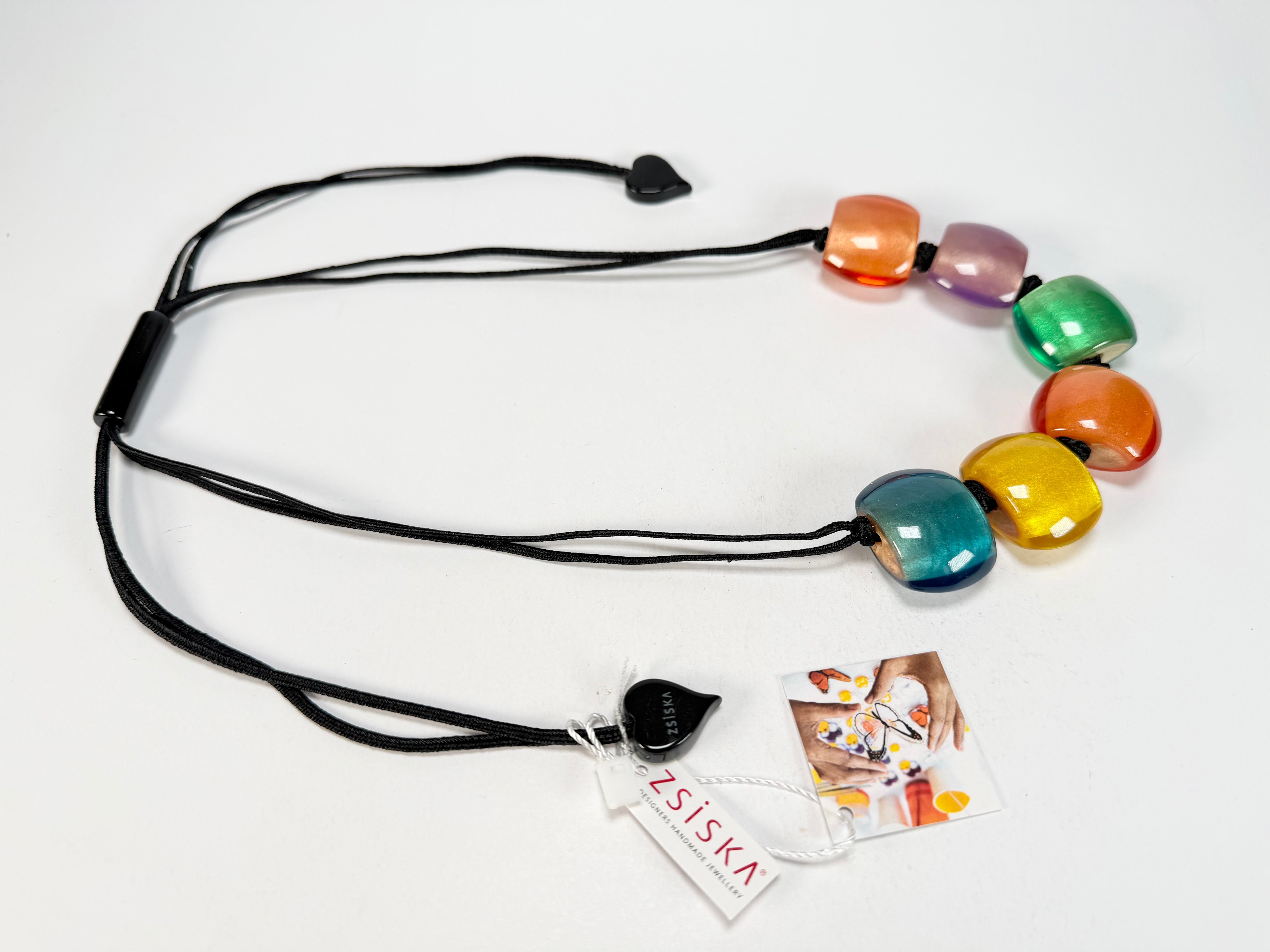 Zsiska - Bellissima 6 Bead 2026 Spectrum Resin Necklace ( 72401050599Q06 )