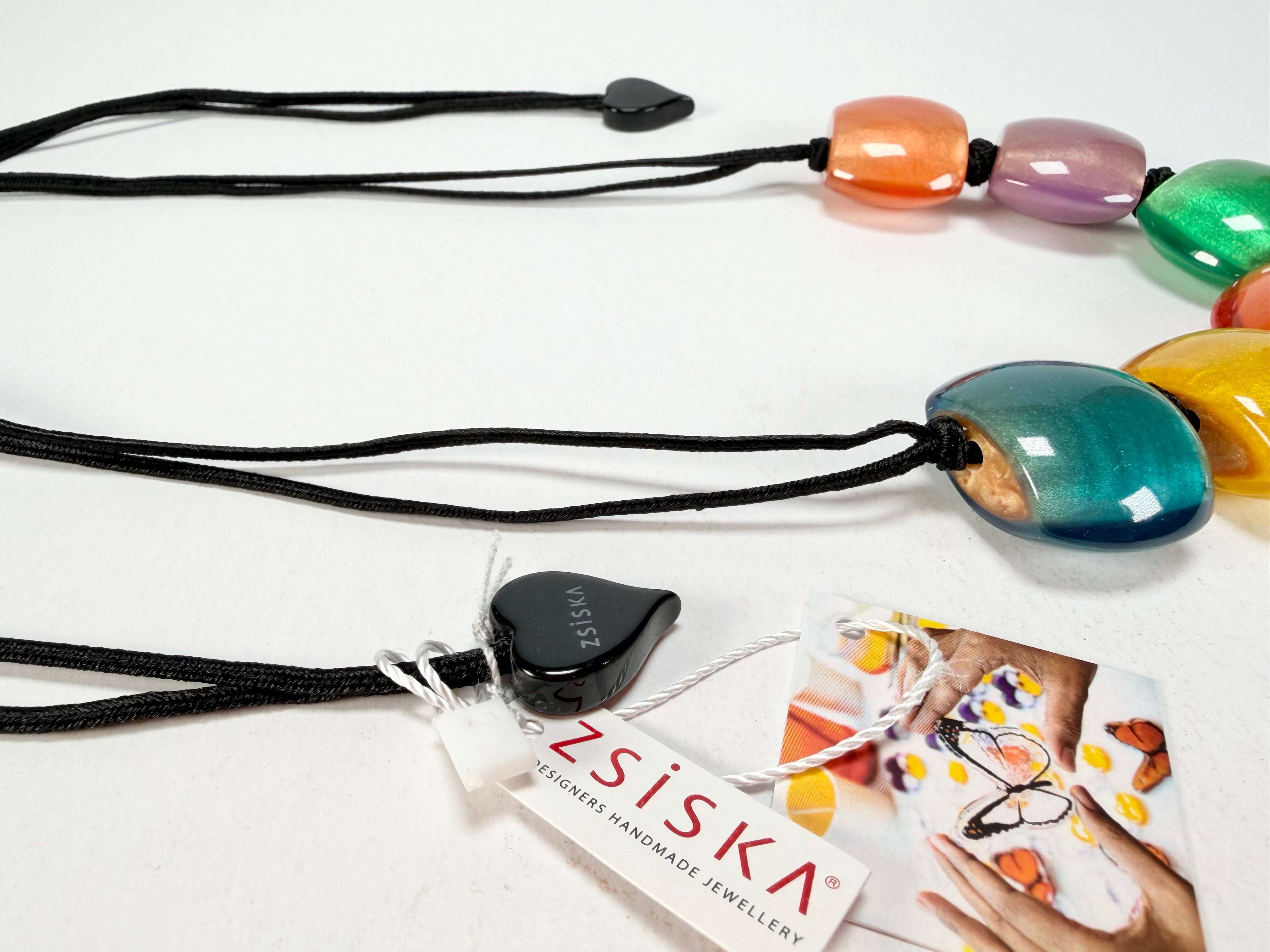Zsiska - Bellissima 6 Bead 2026 Spectrum Resin Necklace ( 72401050599Q06 )
