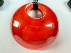 Zsiska - Colourful Statement "Pendant" Red Resin Necklace ( 40102049013Q00 )