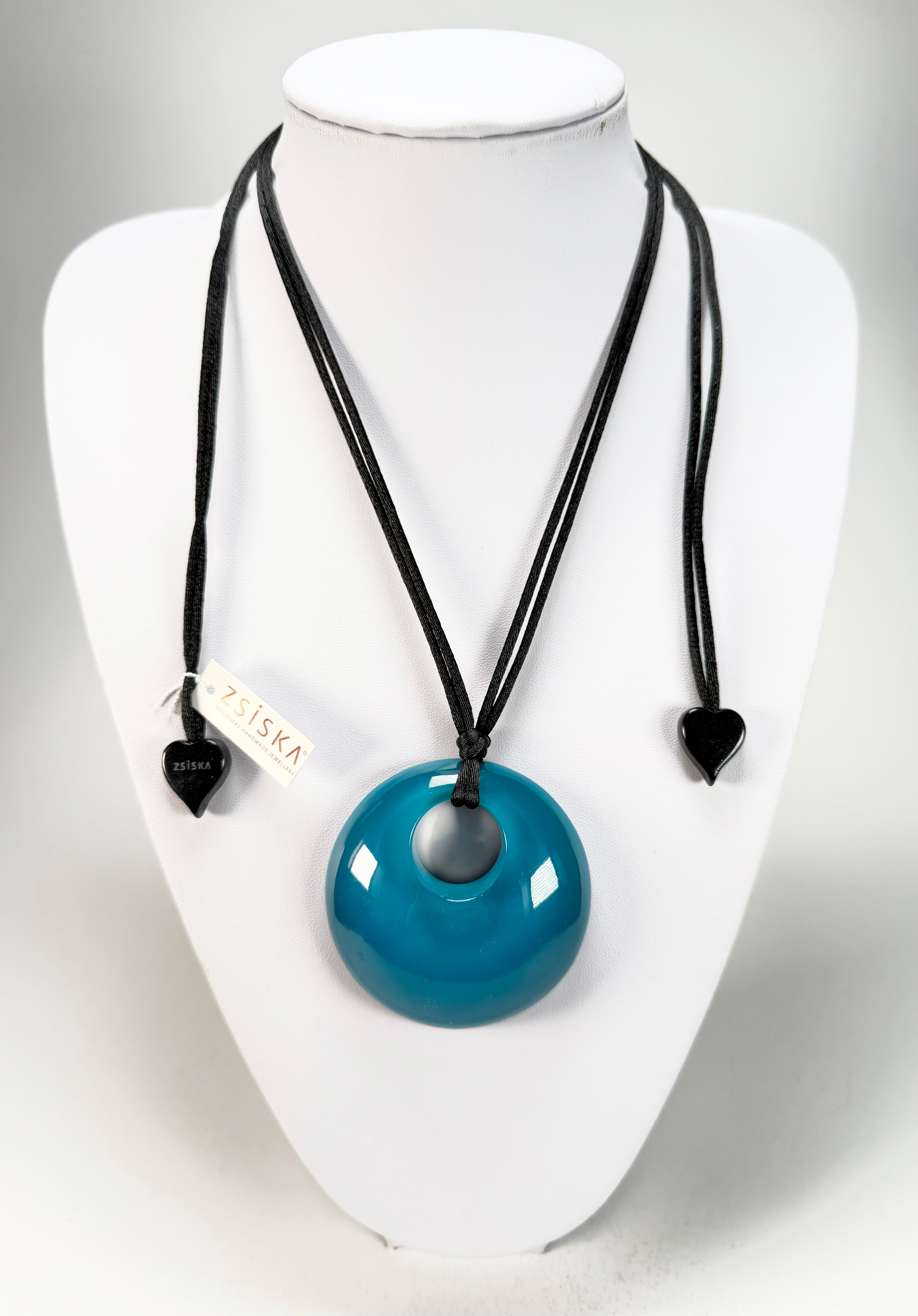 Zsiska - Colourful Statement "Pendant" Turquoise Resin Necklace ( 40102049224Q00 )