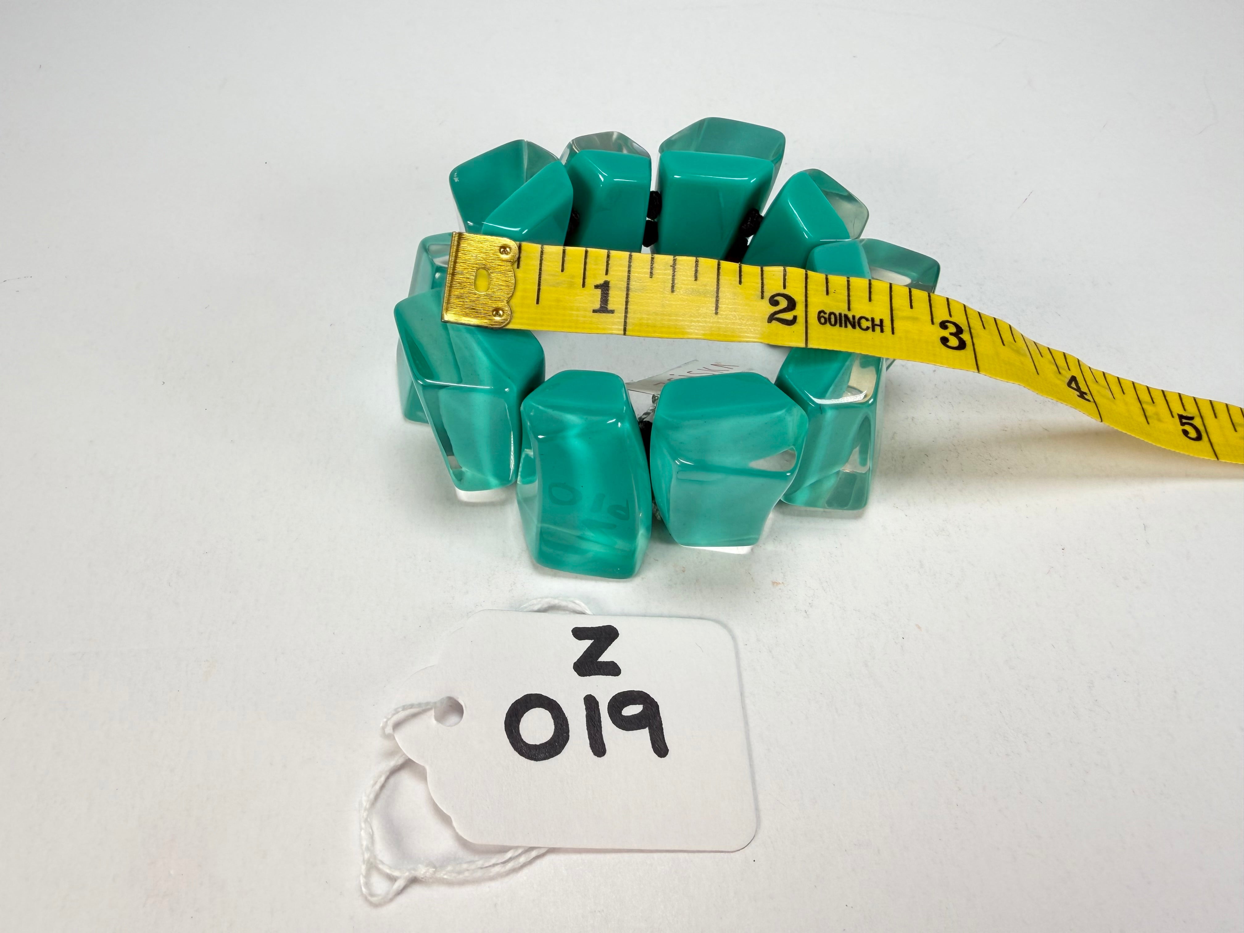 Zsiska - Emocion Turquoise Large Resin Bracelet ( 91503019268Q0M )