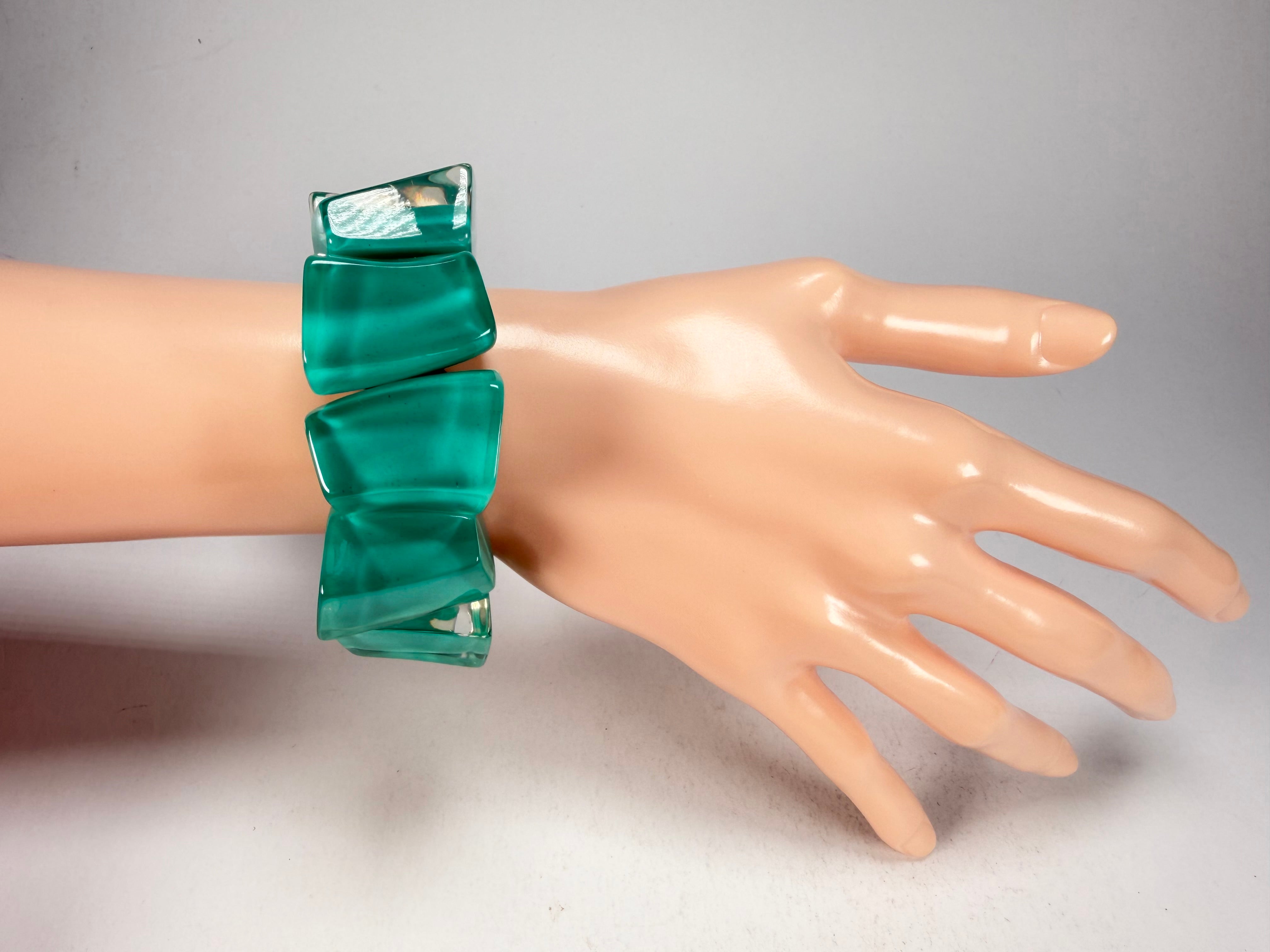 Zsiska - Emocion Turquoise Large Resin Bracelet ( 91503019268Q0M )