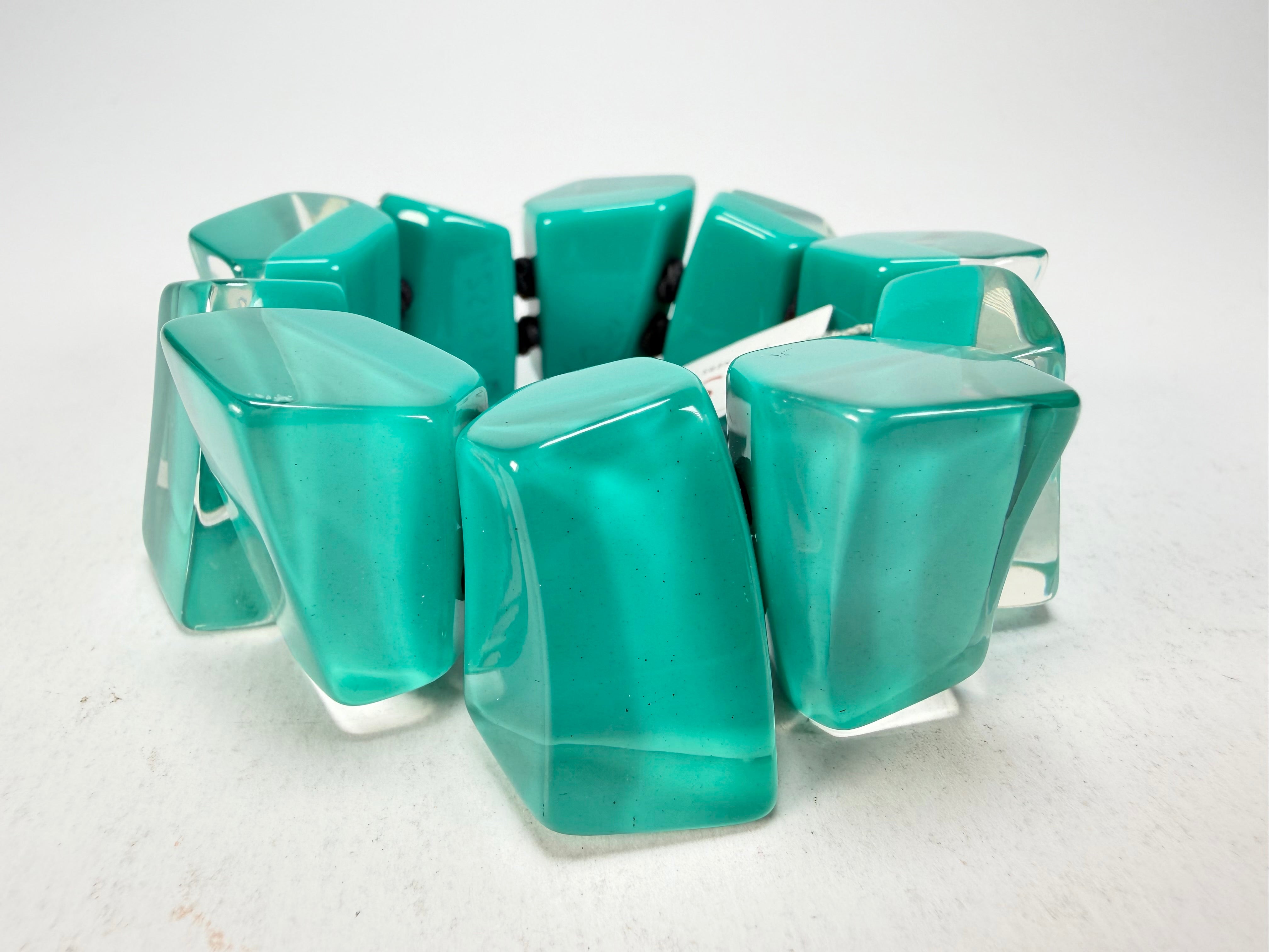 Zsiska - Emocion Turquoise Large Resin Bracelet ( 91503019268Q0M )