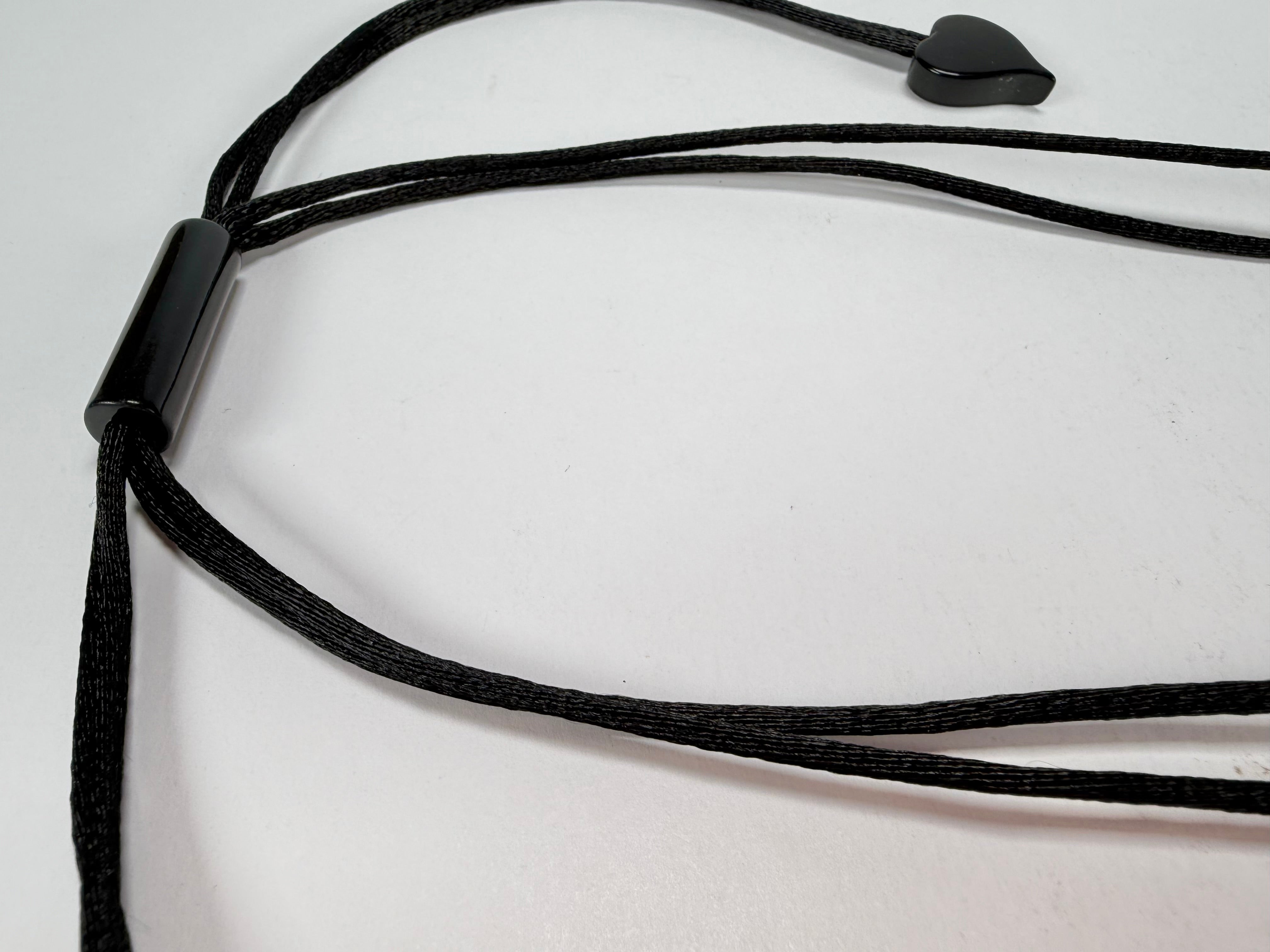 Zsiska - Radiance 7 Bead Black & Gold Resin Necklace ( 8000101GF01Q07 )