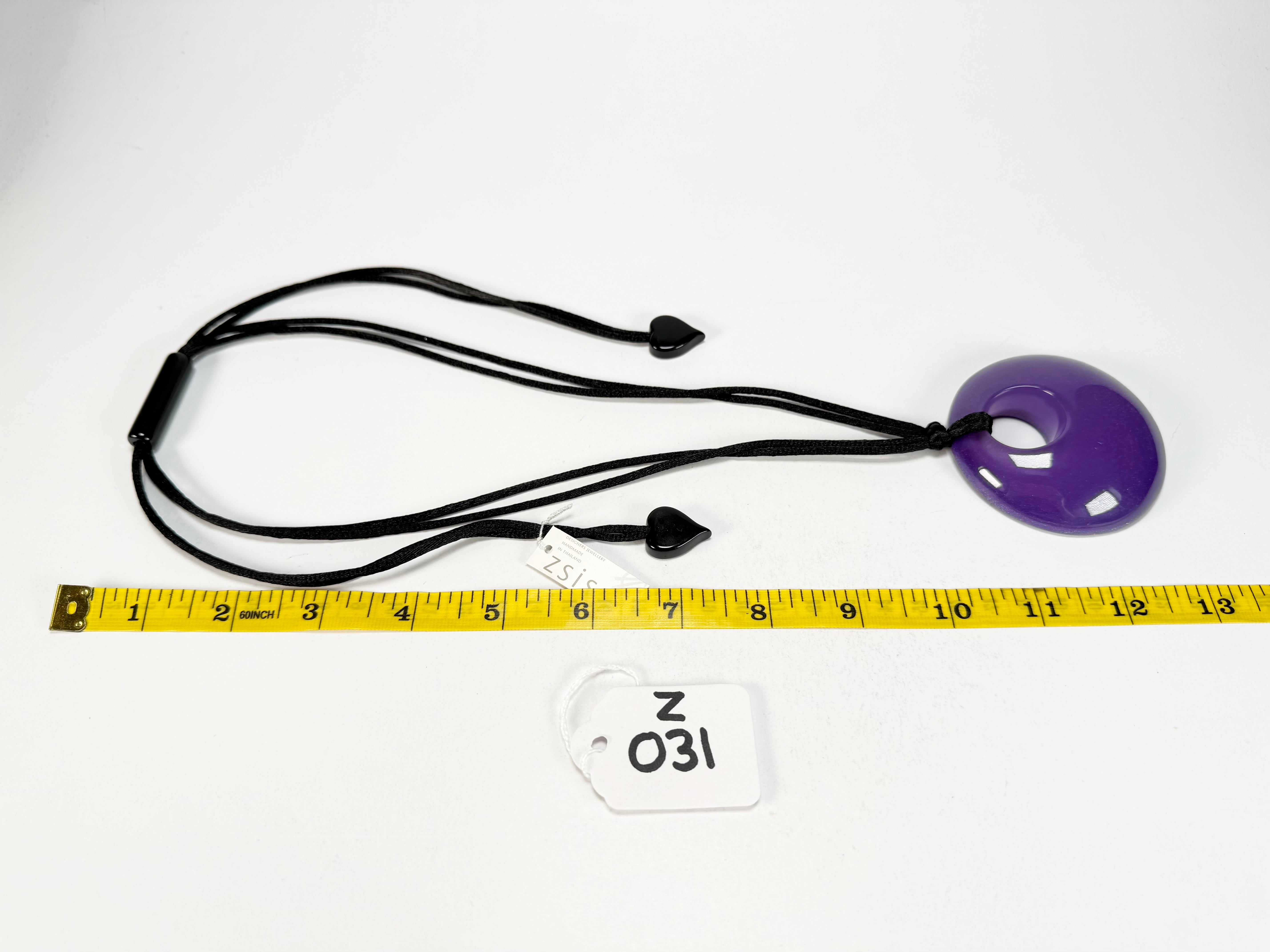Zsiska - Colourful Statement "Pendant" Purple Resin Necklace ( 40102049018Q00 )