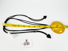 Zsiska - Colourful Statement "Pendant" Yellow Resin Necklace ( 40102049214Q00 )