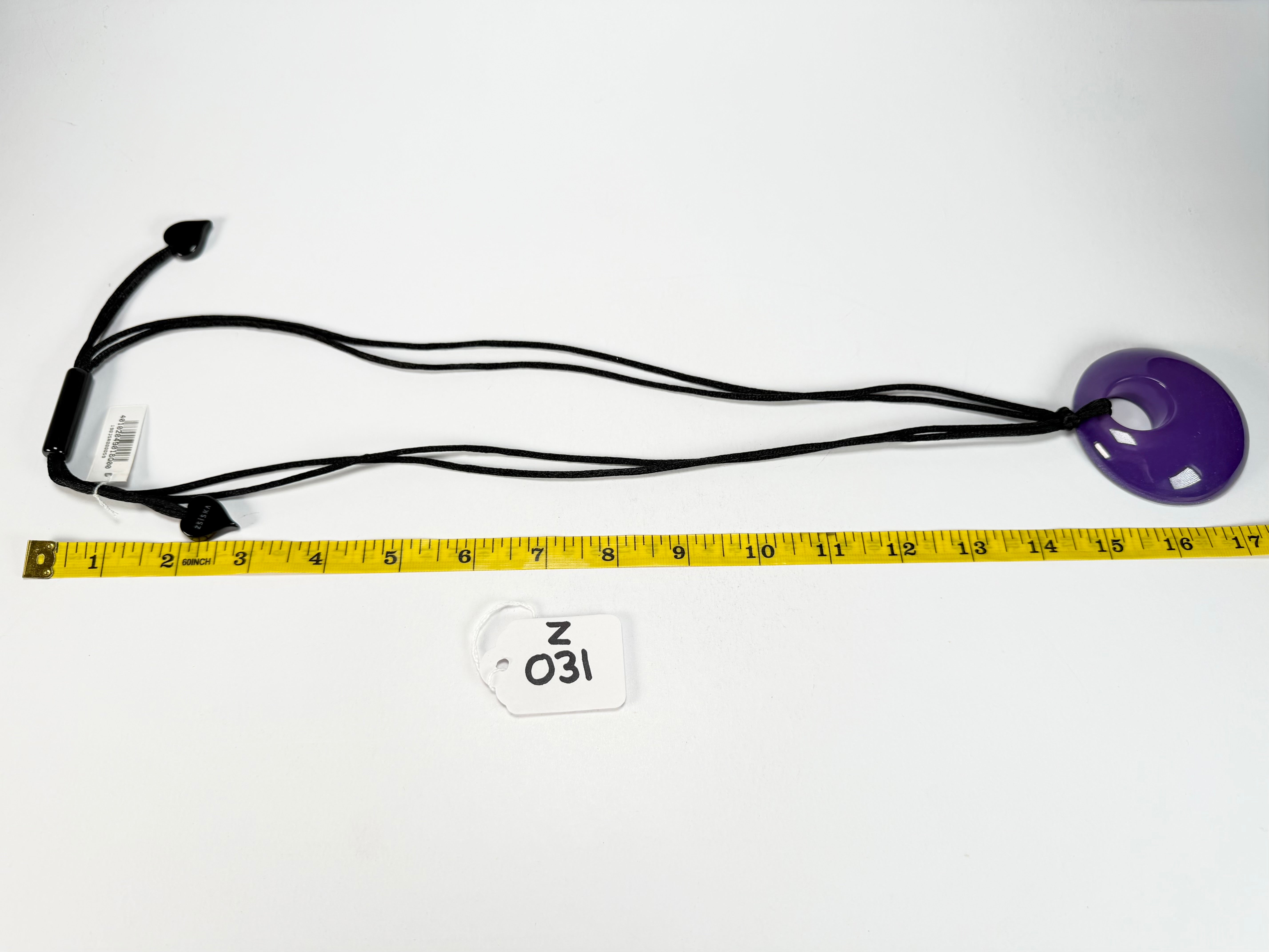 Zsiska - Colourful Statement "Pendant" Purple Resin Necklace ( 40102049018Q00 )