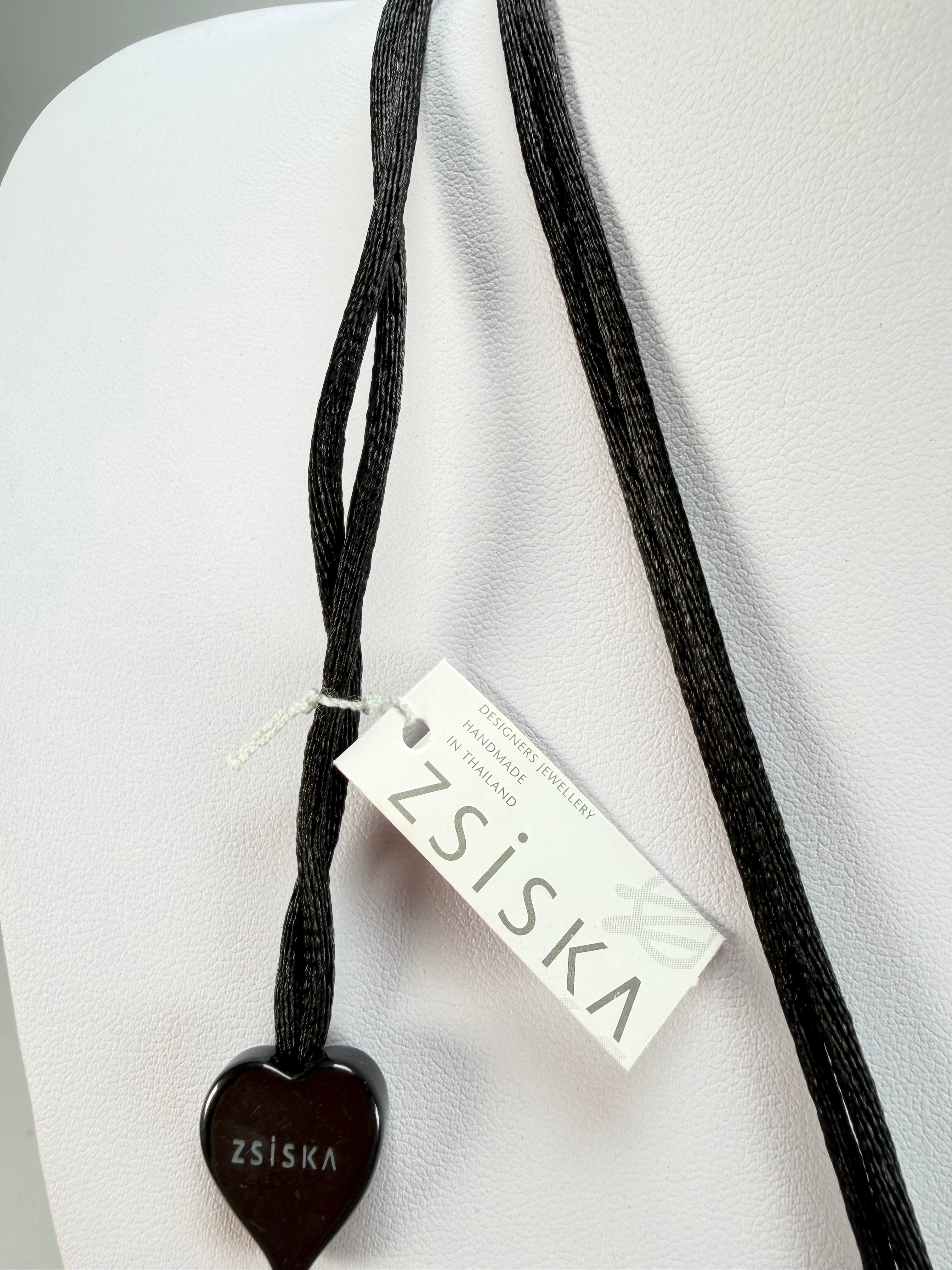 Zsiska - Colourful Statement "Pendant" Purple Resin Necklace ( 40102049018Q00 )