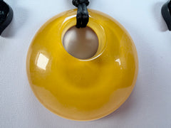 Zsiska - Colourful Statement "Pendant" Yellow Resin Necklace ( 40102049214Q00 )