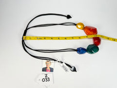 Zsiska - Rock Candy "Prue Leith" Mix Colours Resin Necklace ( P210101MIX1Q05 )