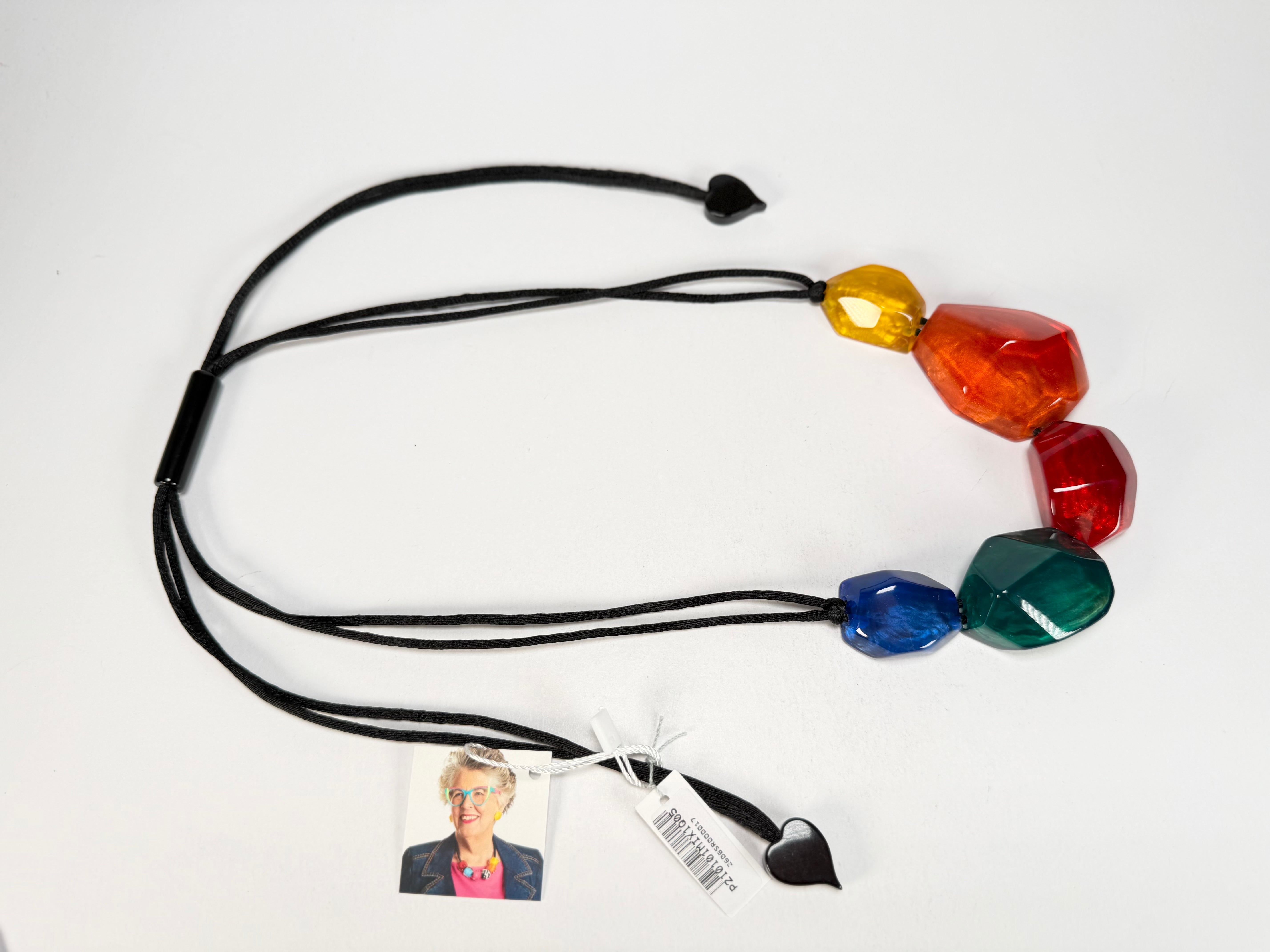 Zsiska - Rock Candy "Prue Leith" Mix Colours Resin Necklace ( P210101MIX1Q05 )