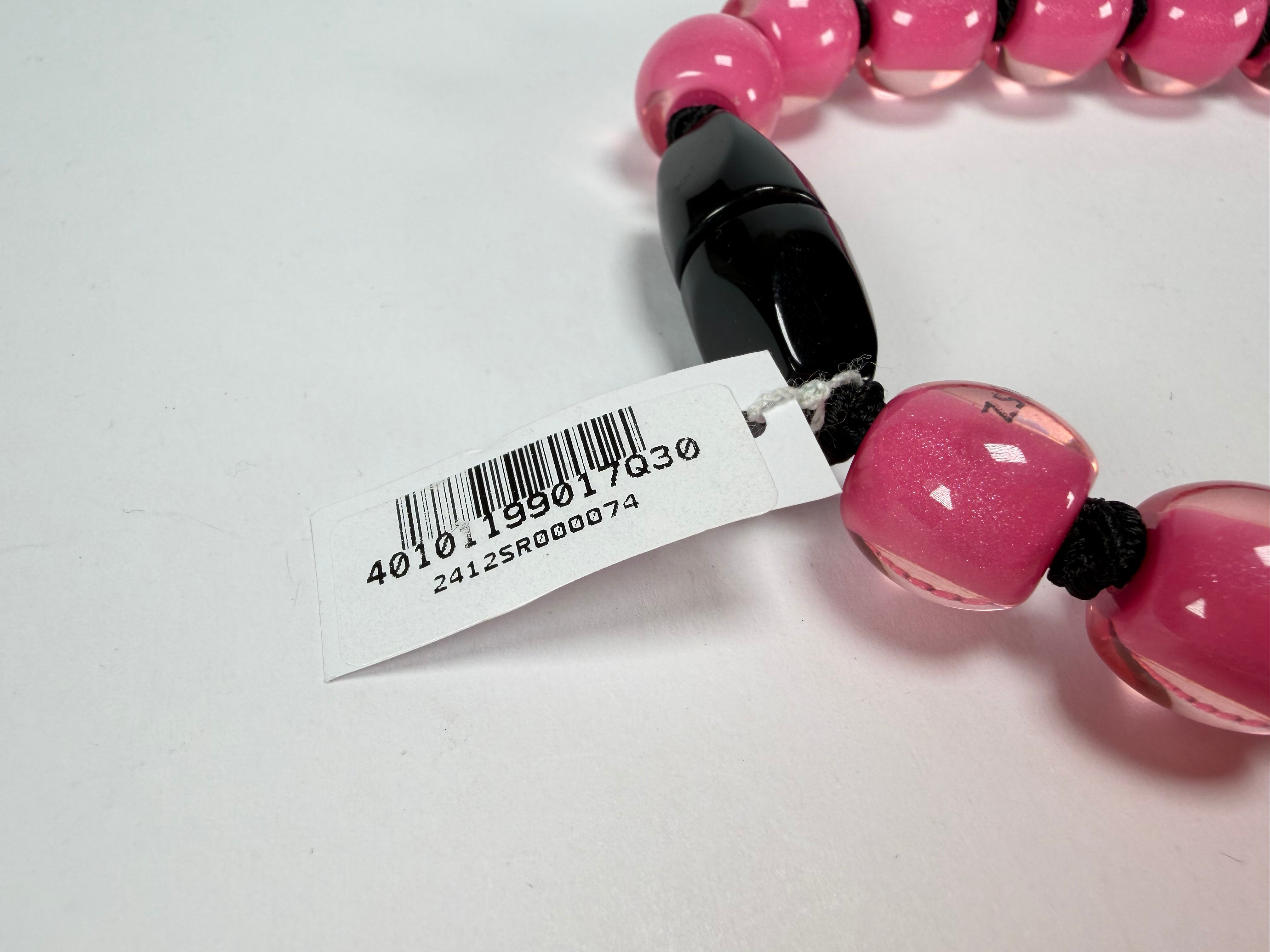 Zsiska - Colourful Beads 30 Bead Hot Pink Resin Necklace ( 40101199017Q30 )