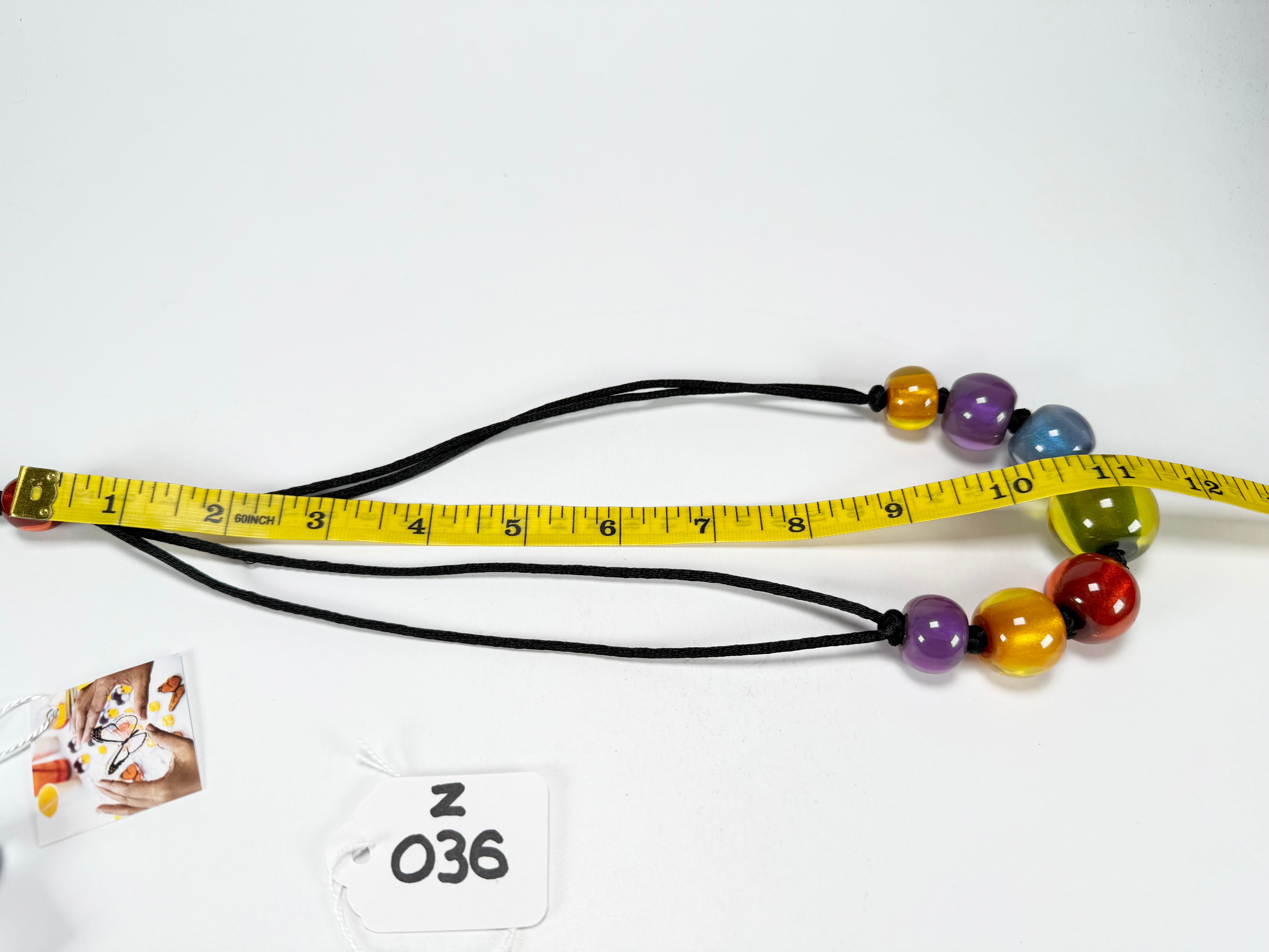 Zsiska - Colourful Beads 7 Bead New Spectrum Resin Necklace ( 40101470499Q07 )