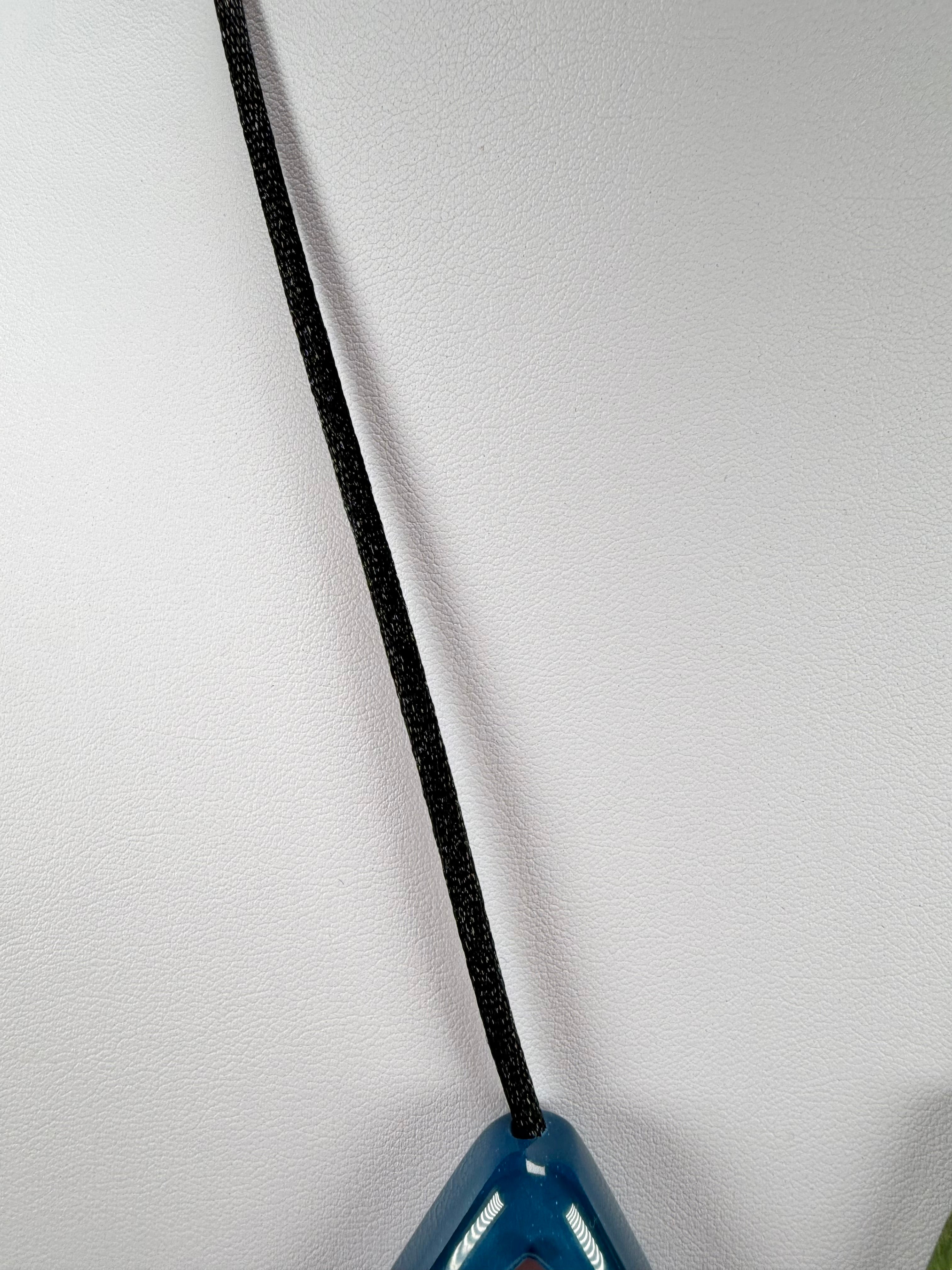 Zsiska - Tria "Prue Leith" Mix Colours 5 Bead Resin Necklace ( P190101MIXXQ05 )