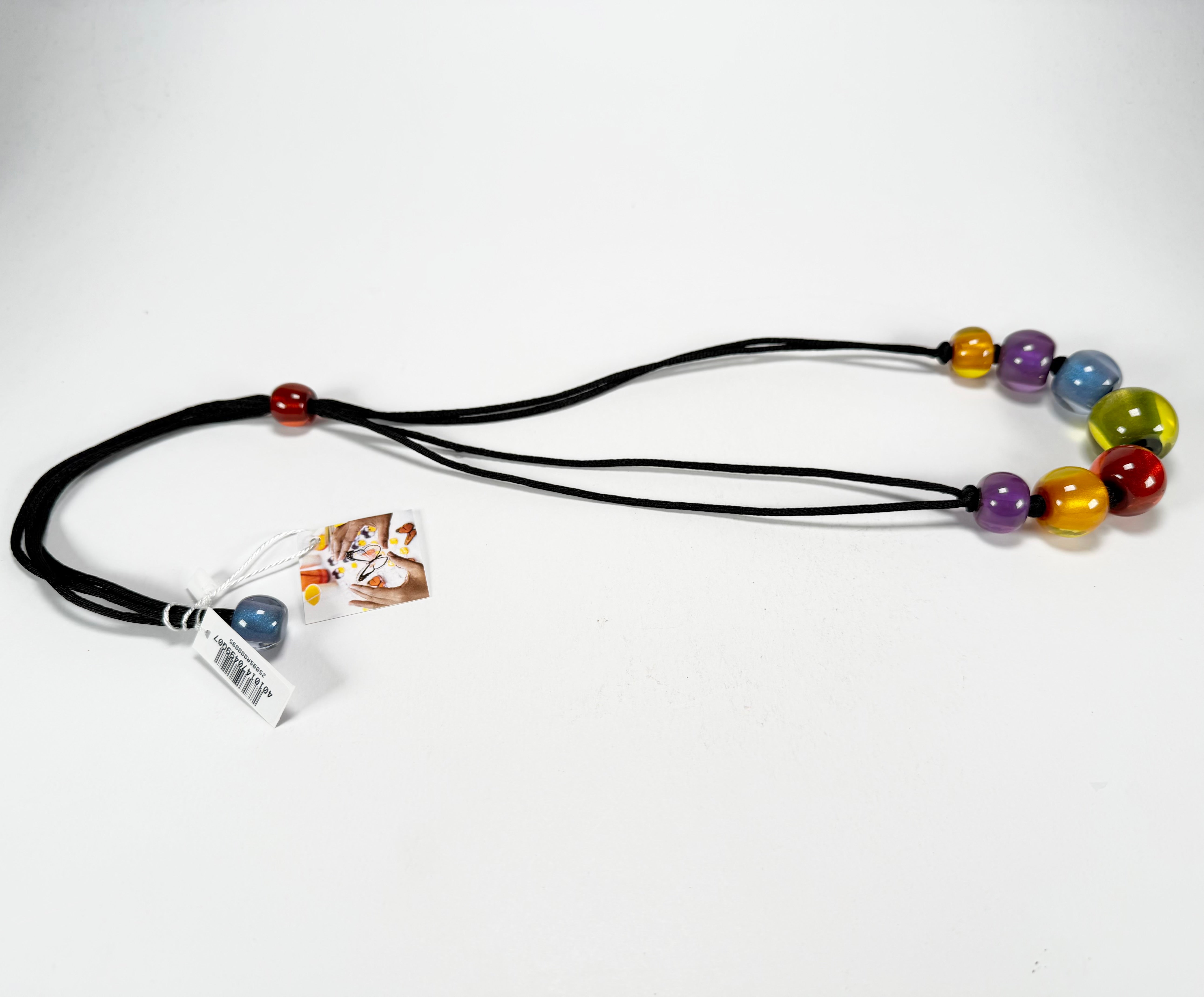 Zsiska - Colourful Beads 7 Bead New Spectrum Resin Necklace ( 40101470499Q07 )