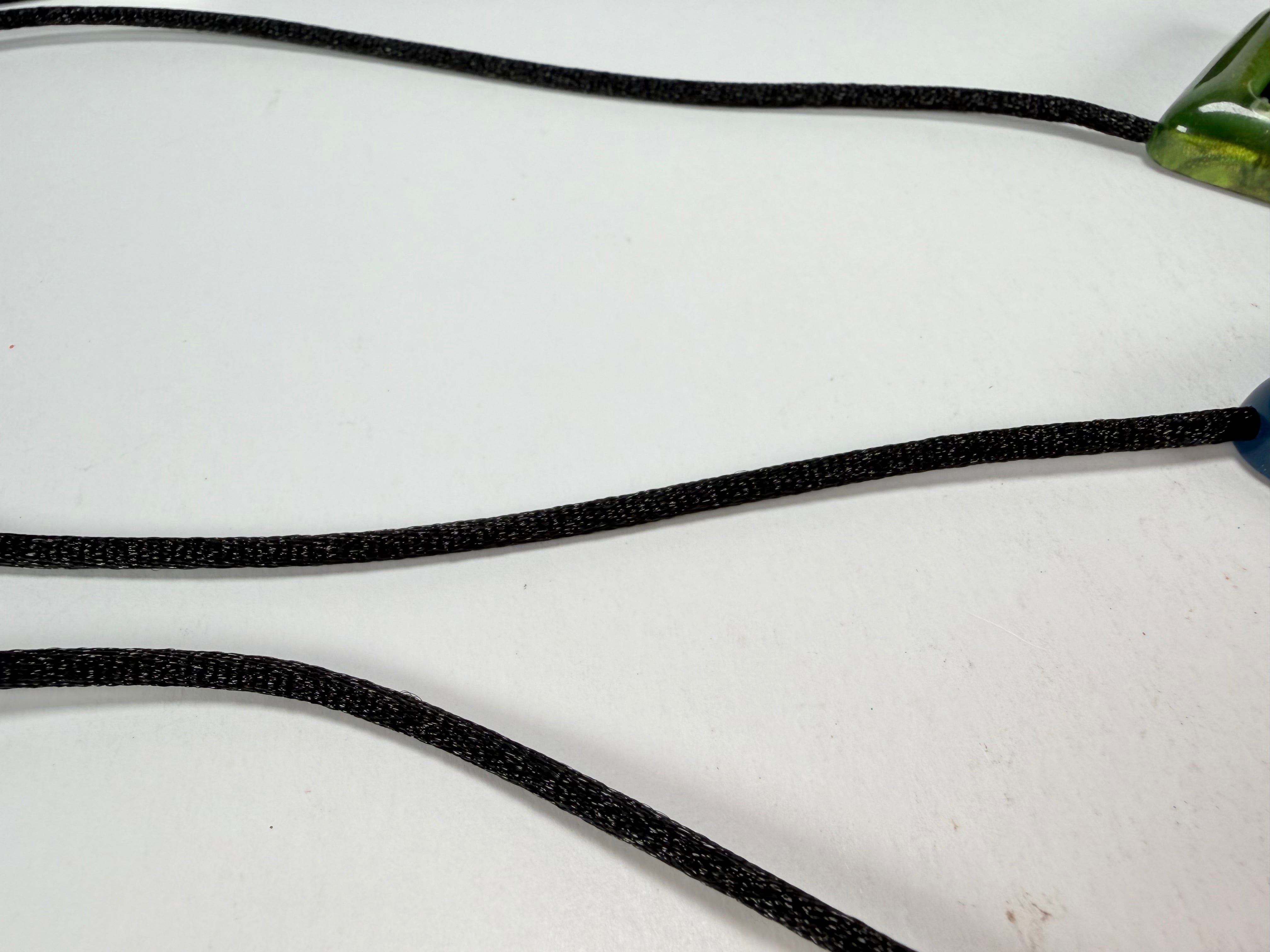 Zsiska - Tria "Prue Leith" Mix Colours 5 Bead Resin Necklace ( P190101MIXXQ05 )