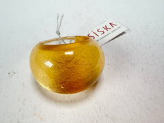 Zsiska - Precious Gold Leaf Resin Ring ( 1000602G000QXL ) - Size UK S / US 9.5