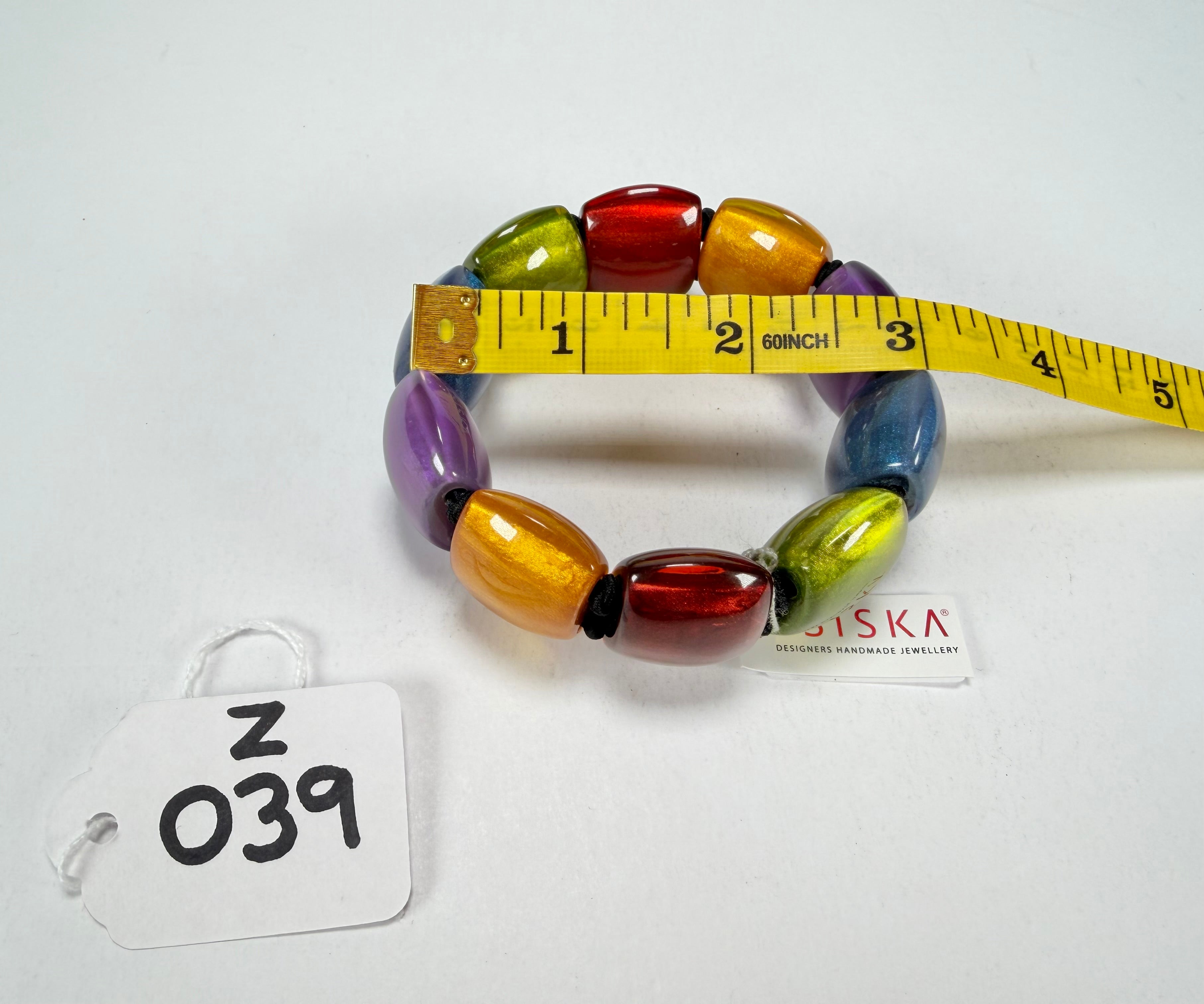 Zsiska - Bellissima New Spectrum Large 9 Bead Resin Bracelet ( 72403010499Q0L )