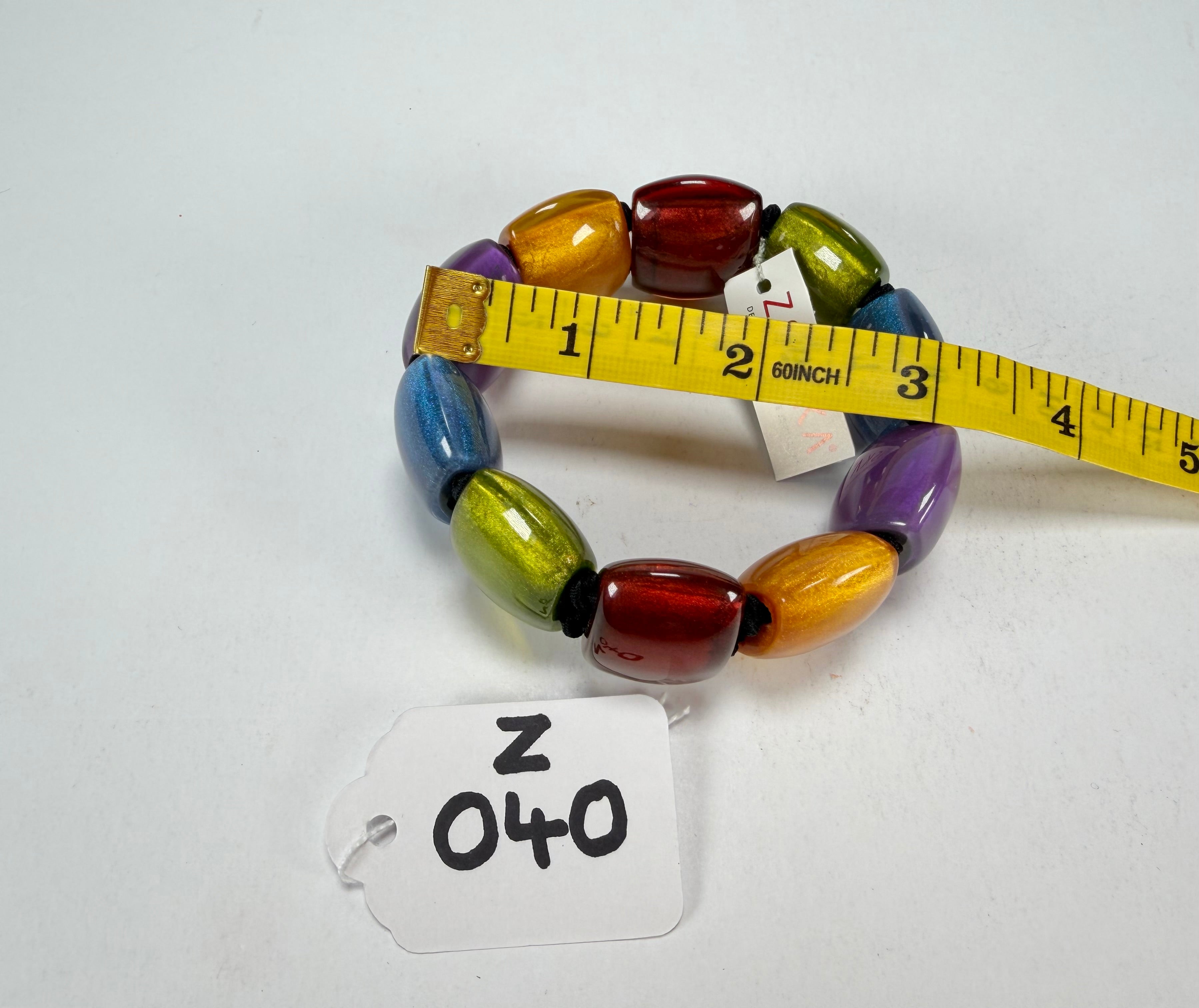 Zsiska - Bellissima New Spectrum Large 9 Bead Resin Bracelet ( 72403010499Q0L )