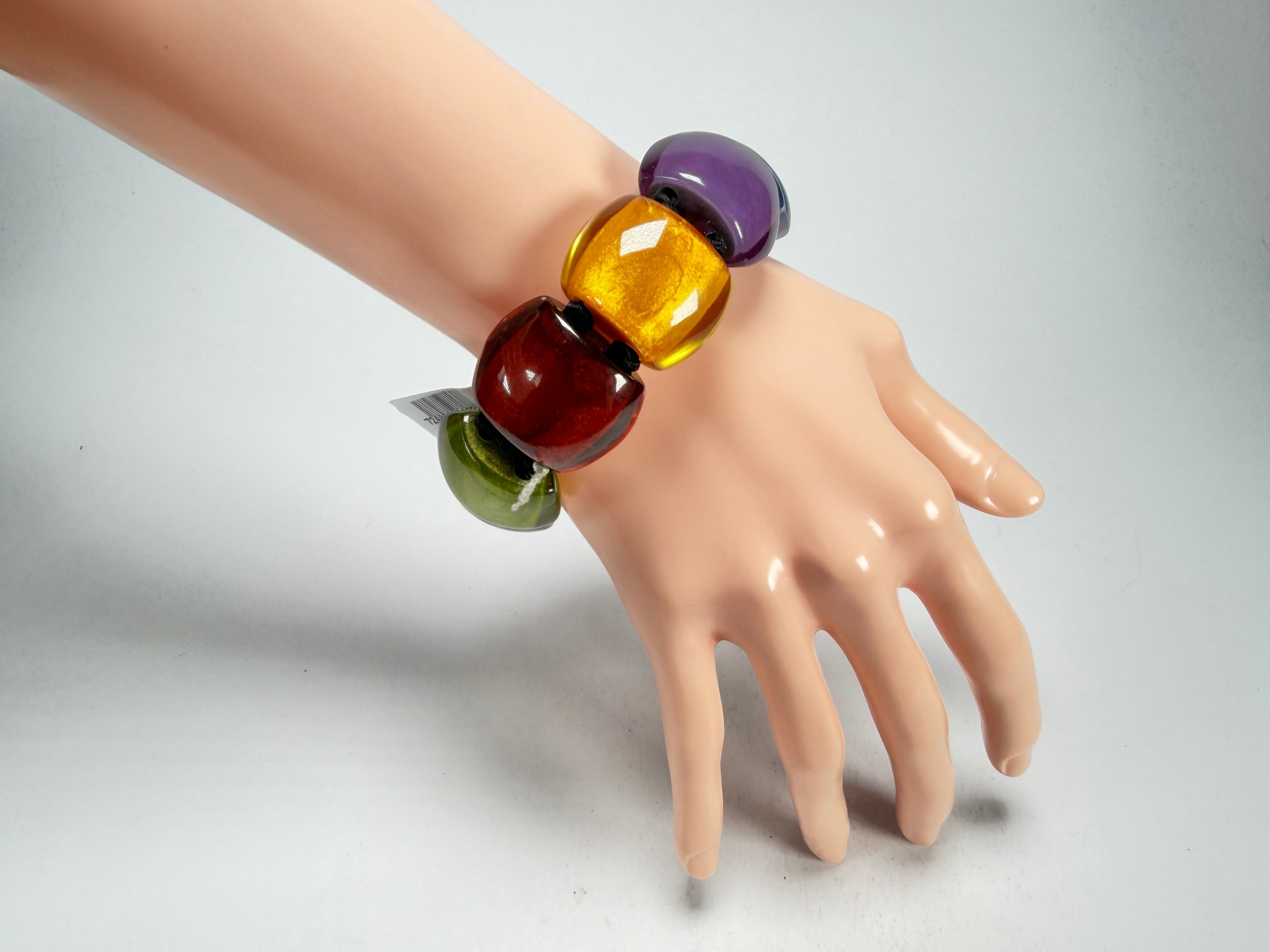 Zsiska - Bellissima New Spectrum Large 9 Bead Resin Bracelet ( 72403010499Q0L )