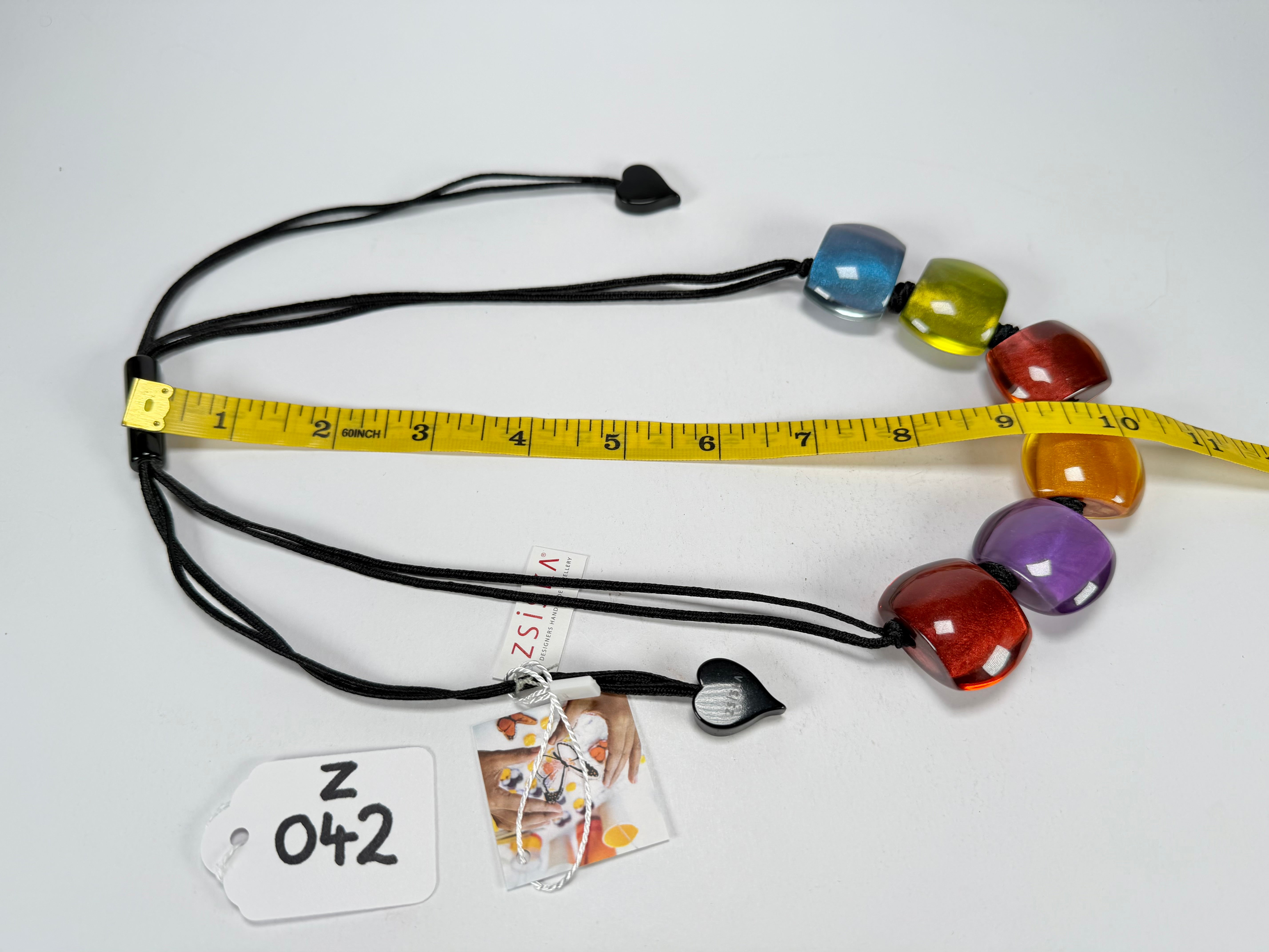 Zsiska - Bellissima 6 Bead New Spectrum Resin Necklace ( 72401050499Q06 )