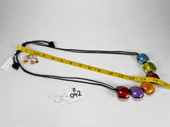 Zsiska - Bellissima 6 Bead New Spectrum Resin Necklace ( 72401050499Q06 )