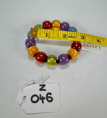 Zsiska - Colourful Beads New Spectrum 14 Small Bead Resin Bracelet ( 40103100499Q14-L )
