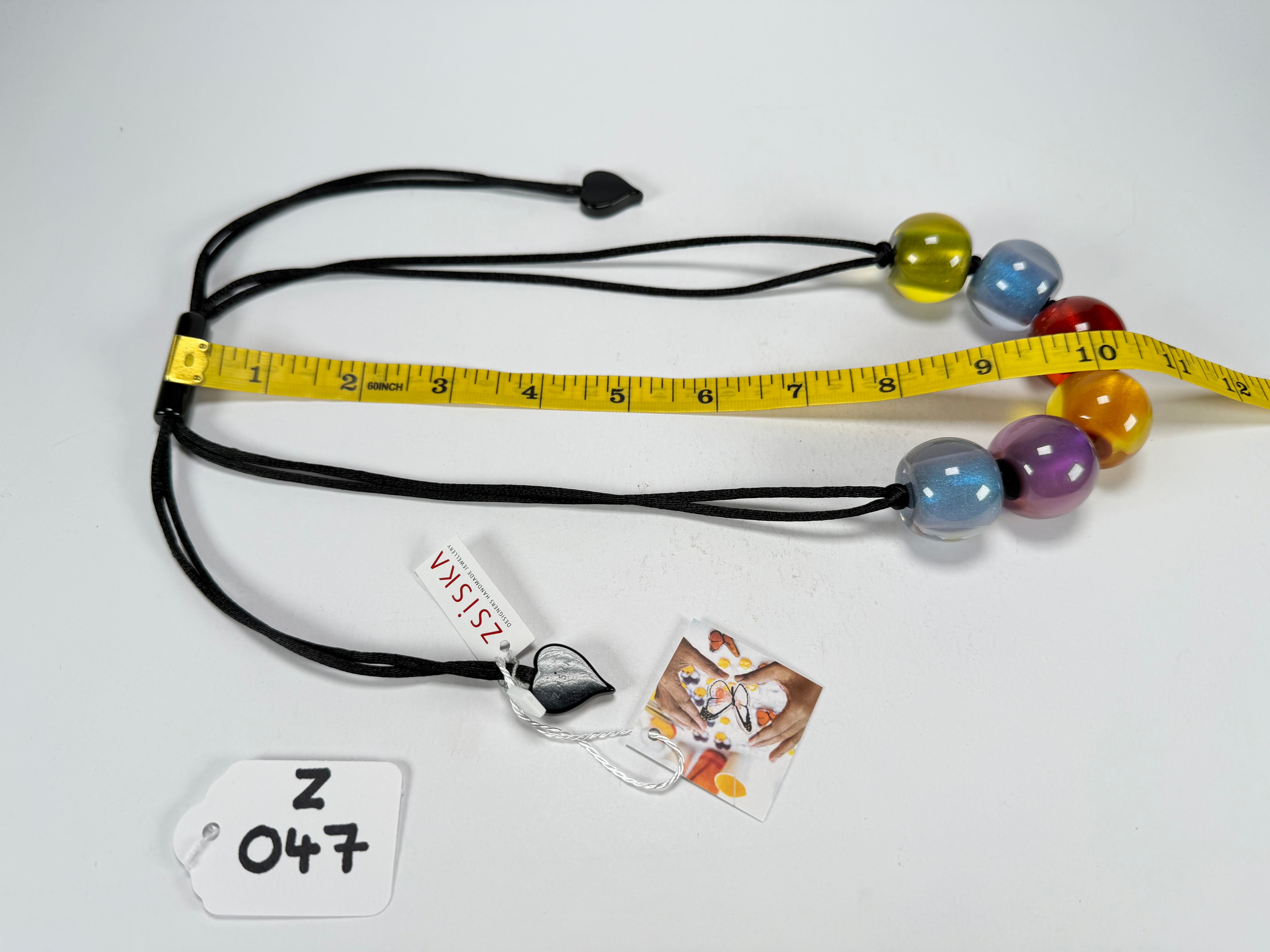 Zsiska - Colourful Beads 6 Bead New Spectrum Resin Necklace ( 40101200499Q06 )