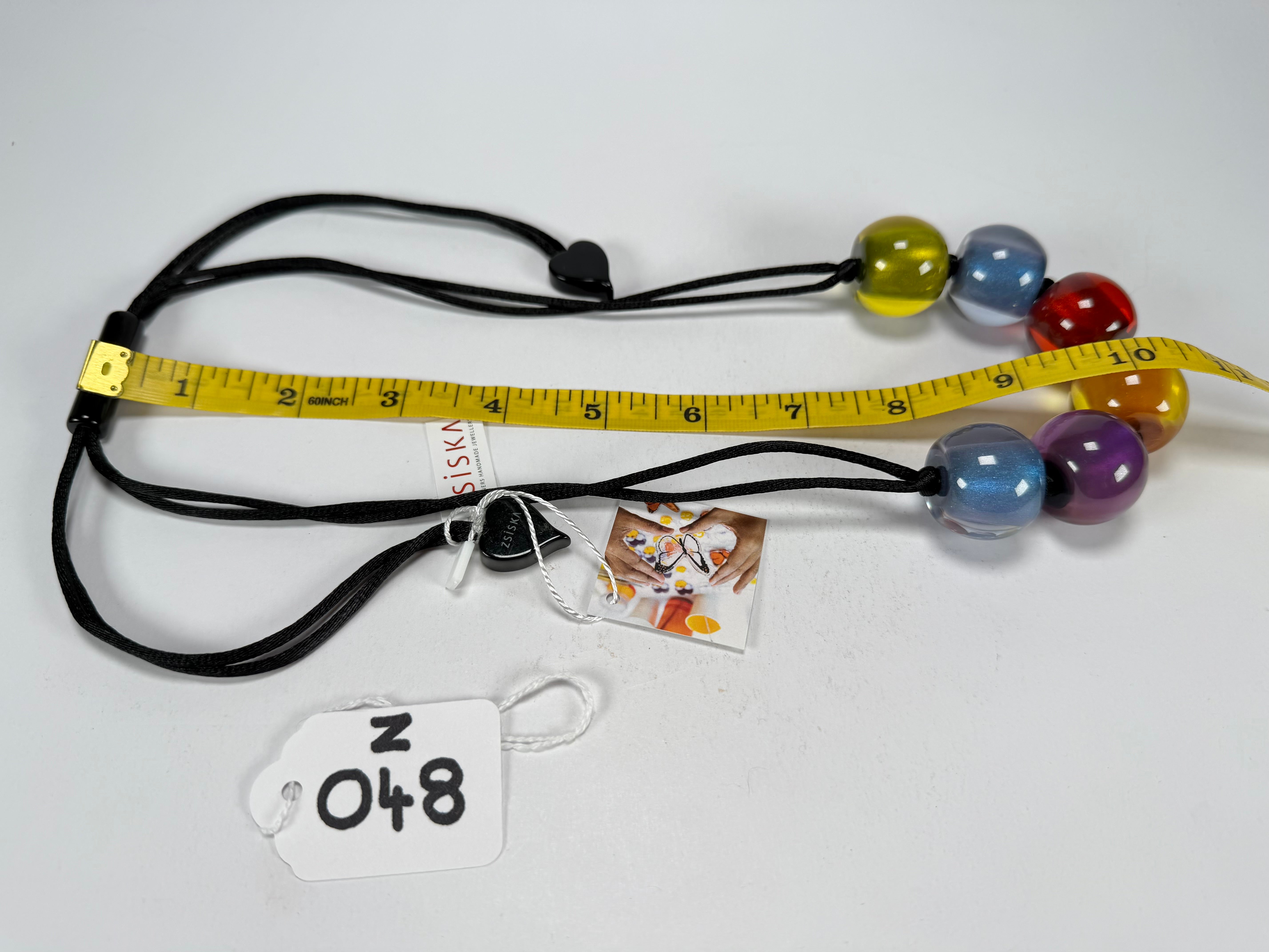 Zsiska - Colourful Beads 6 Bead New Spectrum Resin Necklace ( 40101200499Q06 )