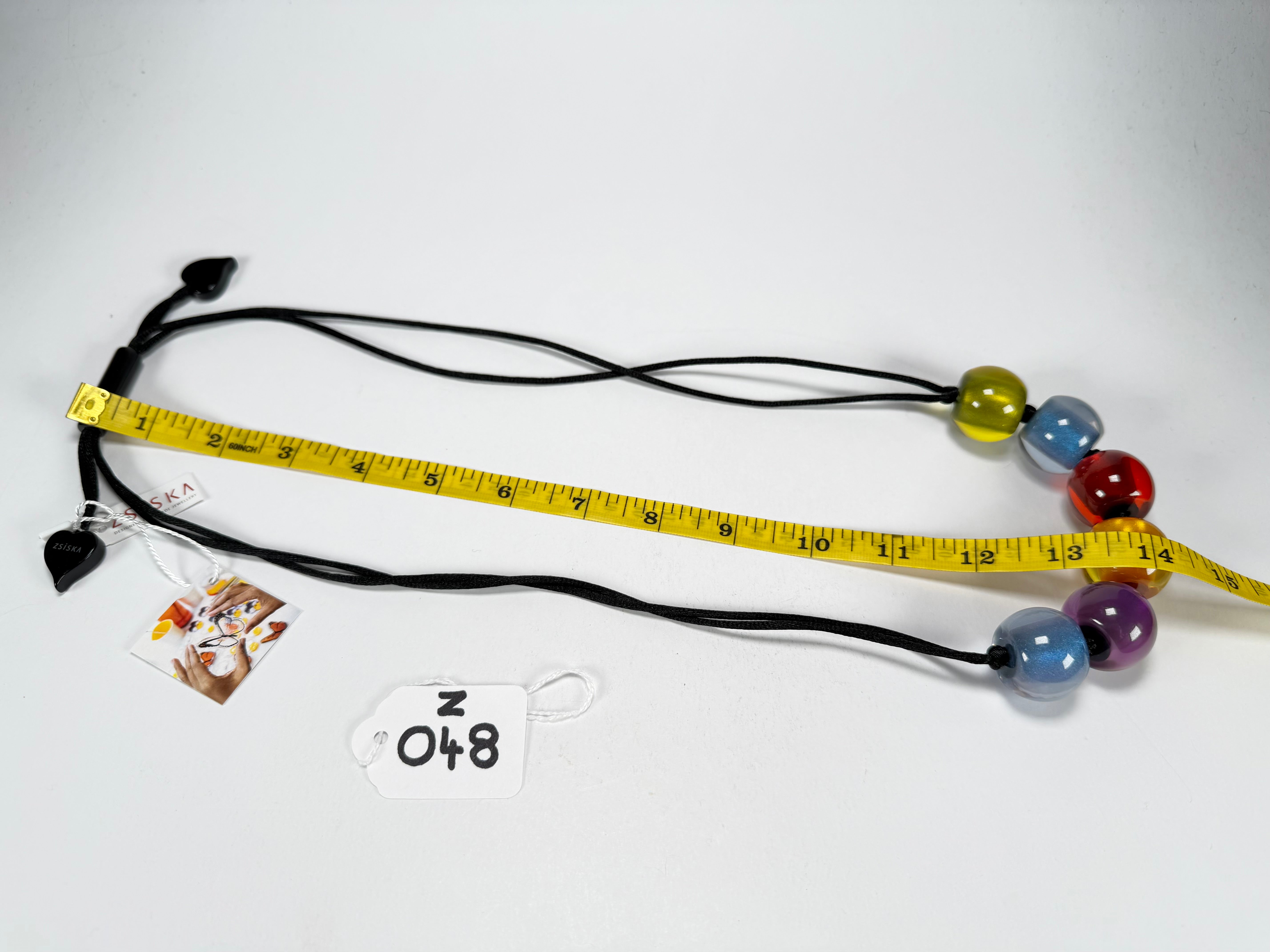 Zsiska - Colourful Beads 6 Bead New Spectrum Resin Necklace ( 40101200499Q06 )