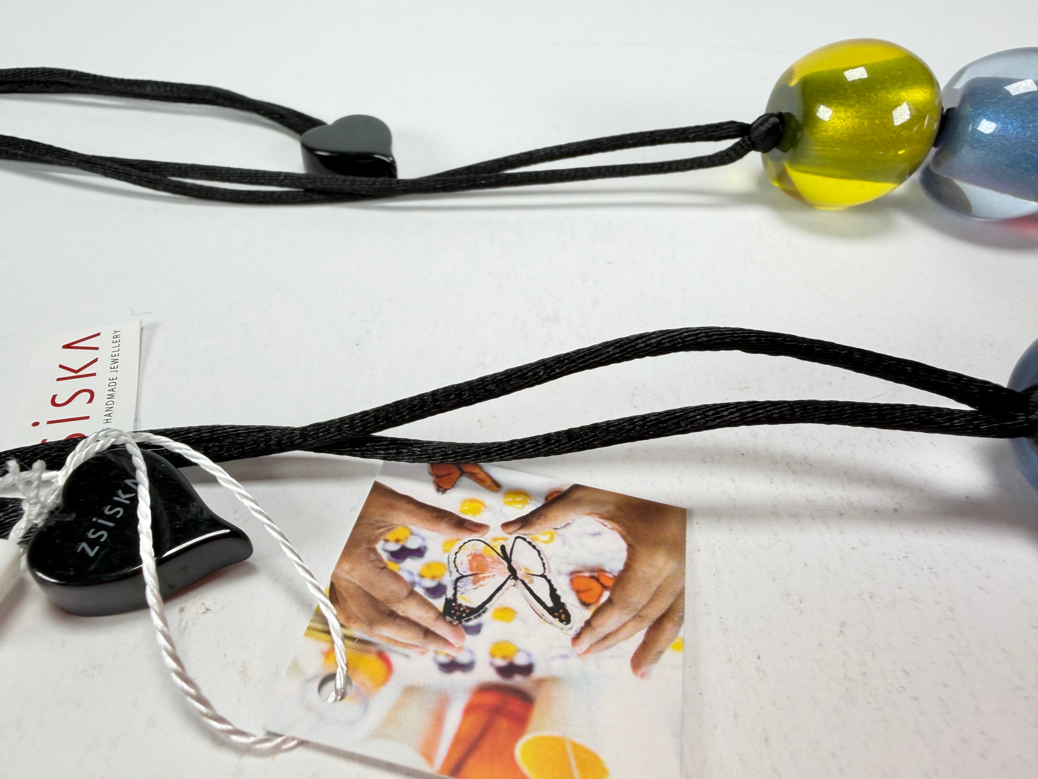 Zsiska - Colourful Beads 6 Bead New Spectrum Resin Necklace ( 40101200499Q06 )