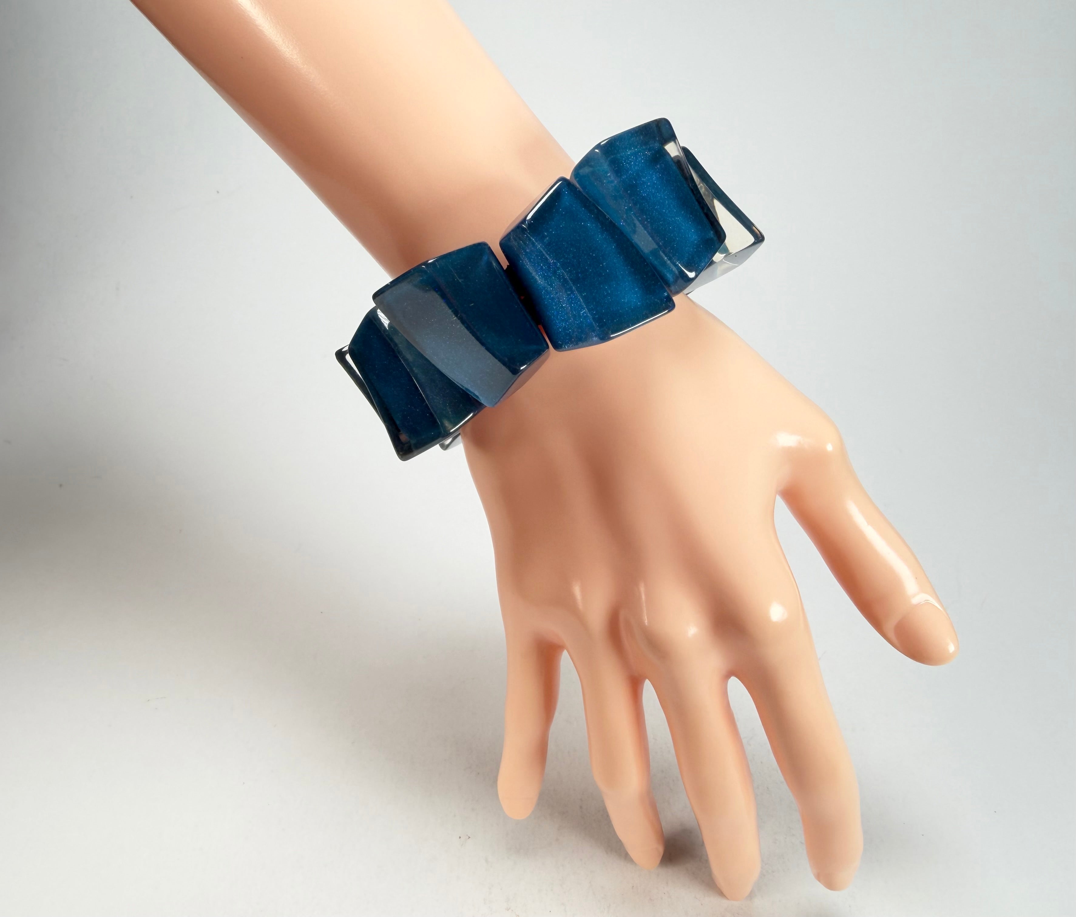 Zsiska - Emocion Blue Large Resin Bracelet ( 91503019266Q0L )