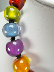 Zsiska - Colourful Beads 20 Bead New Spectrum Resin Necklace ( 40101170499Q20 )