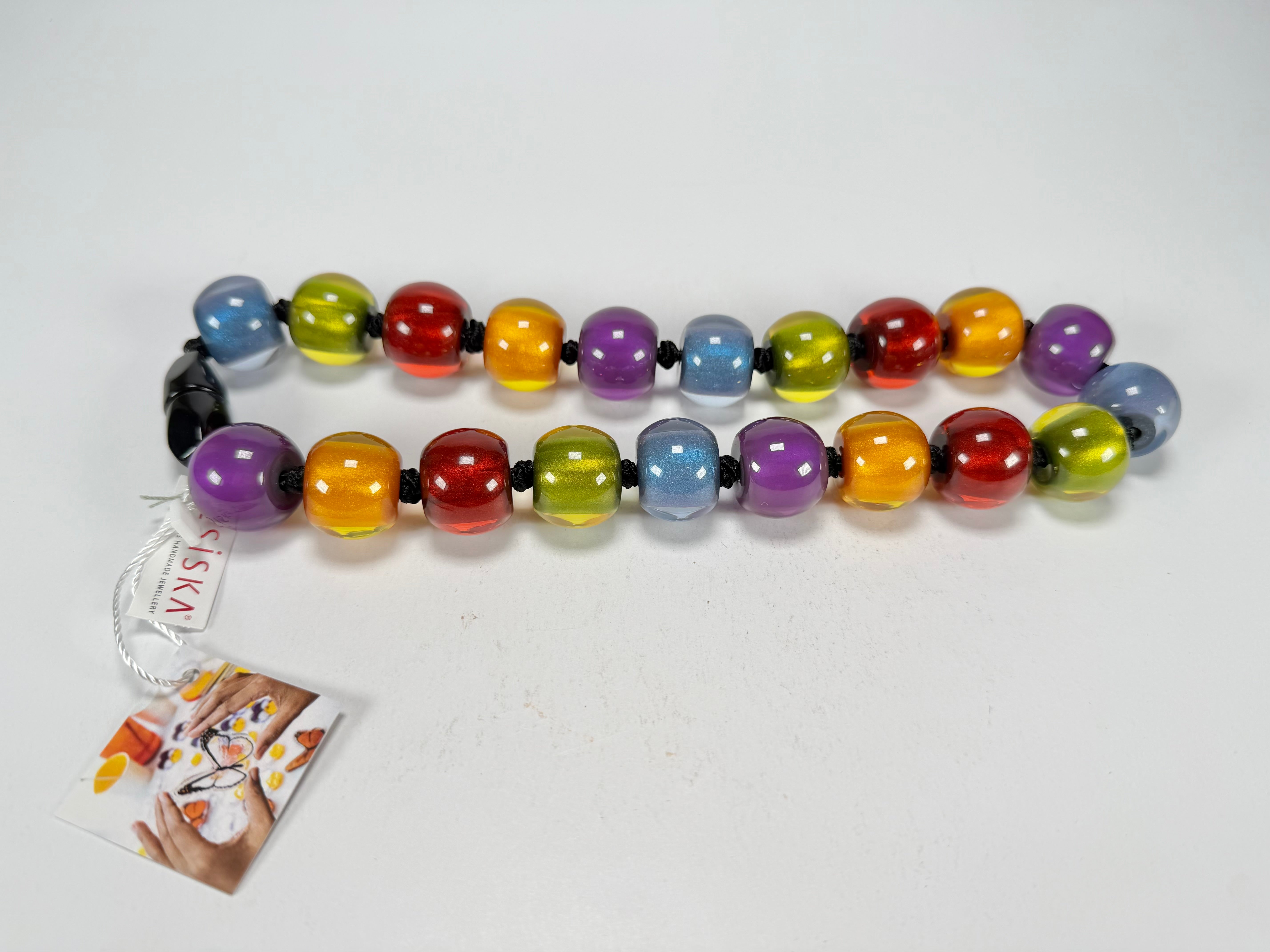 Zsiska - Colourful Beads 20 Bead New Spectrum Resin Necklace ( 40101170499Q20 )
