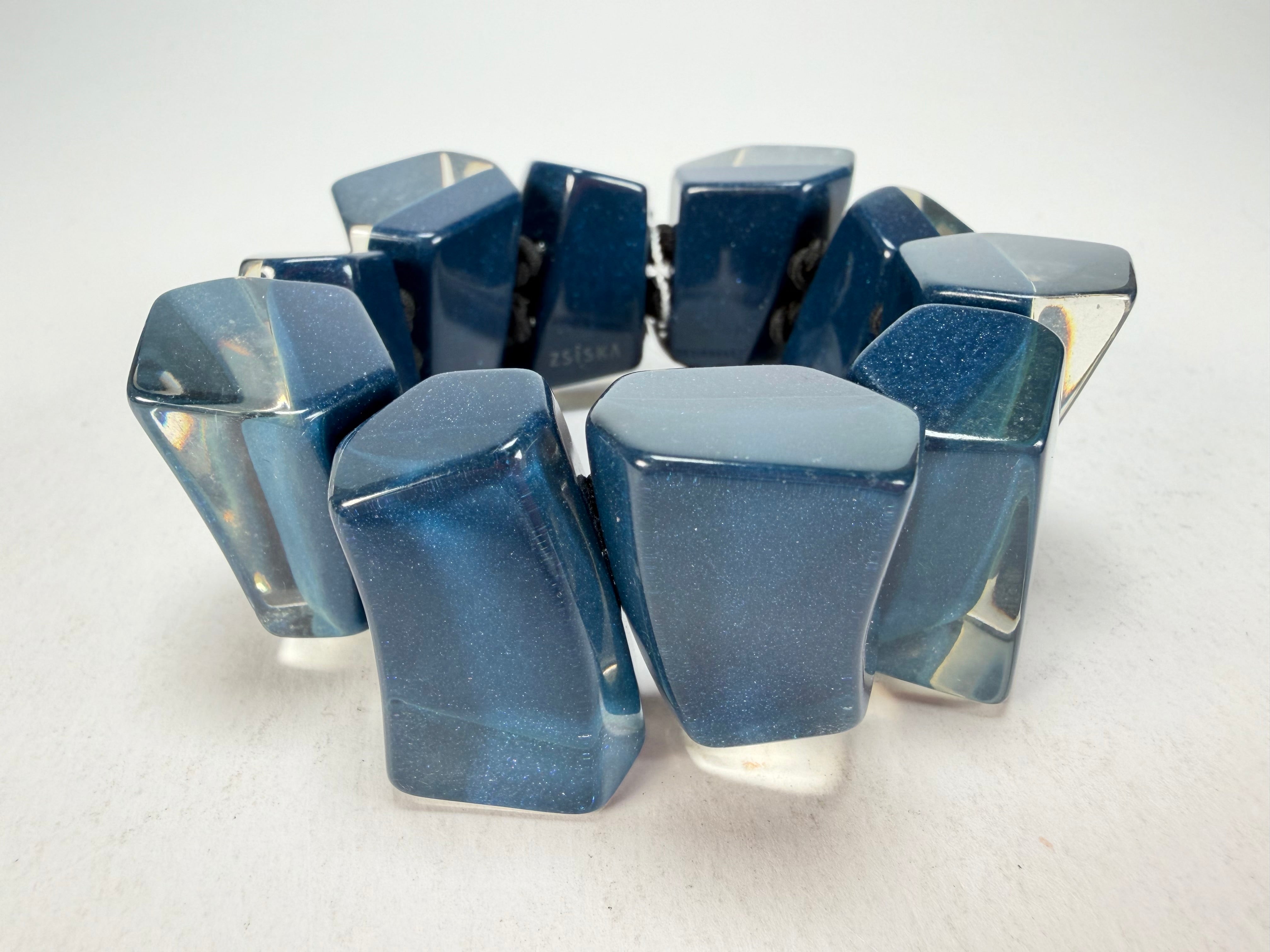Zsiska - Emocion Blue Large Resin Bracelet ( 91503019266Q0L )