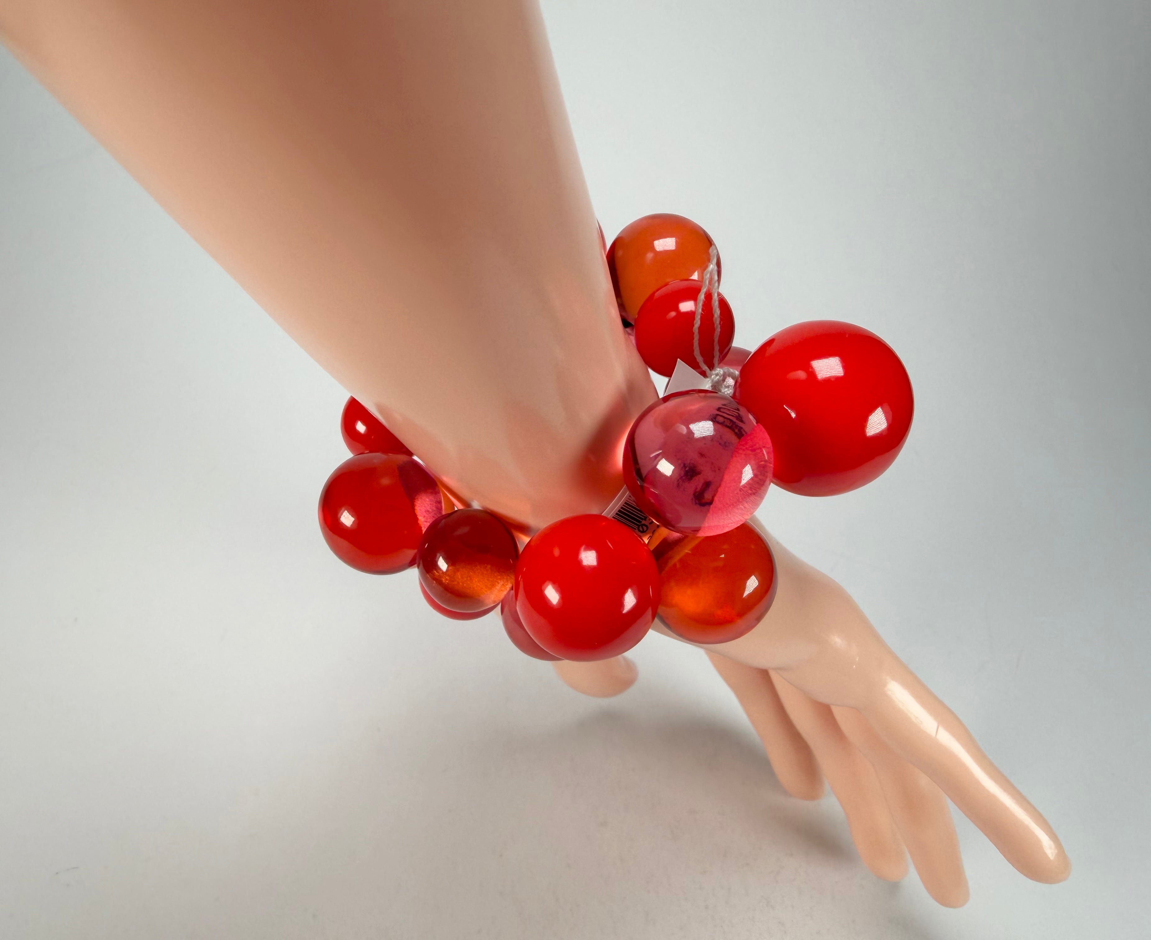 Zsiska - Baubles Red Mix Large Resin Bracelet ( P230301BAU3Q0L )