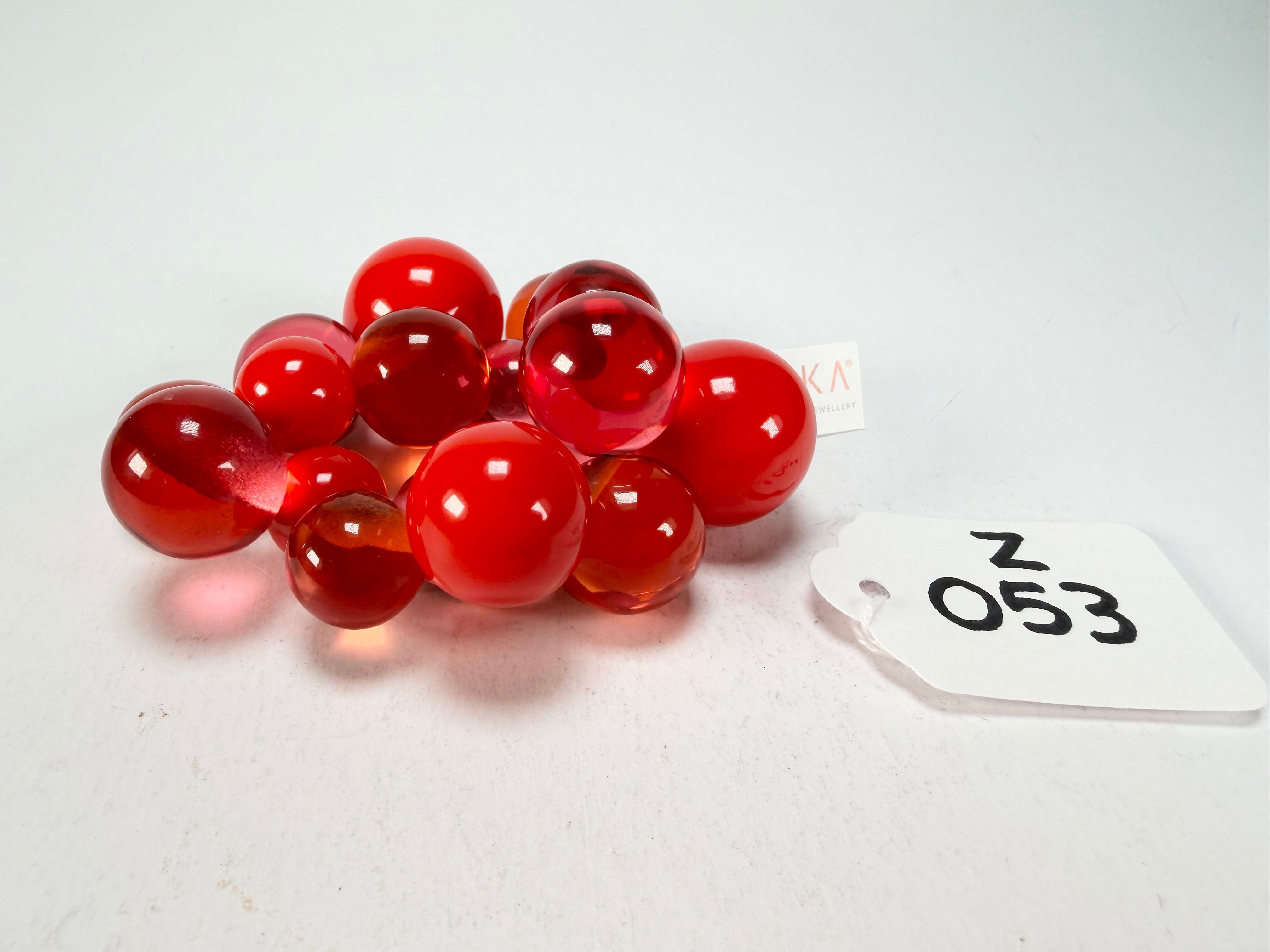 Zsiska - Baubles Red Mix Large Resin Bracelet ( P230301BAU3Q0L )