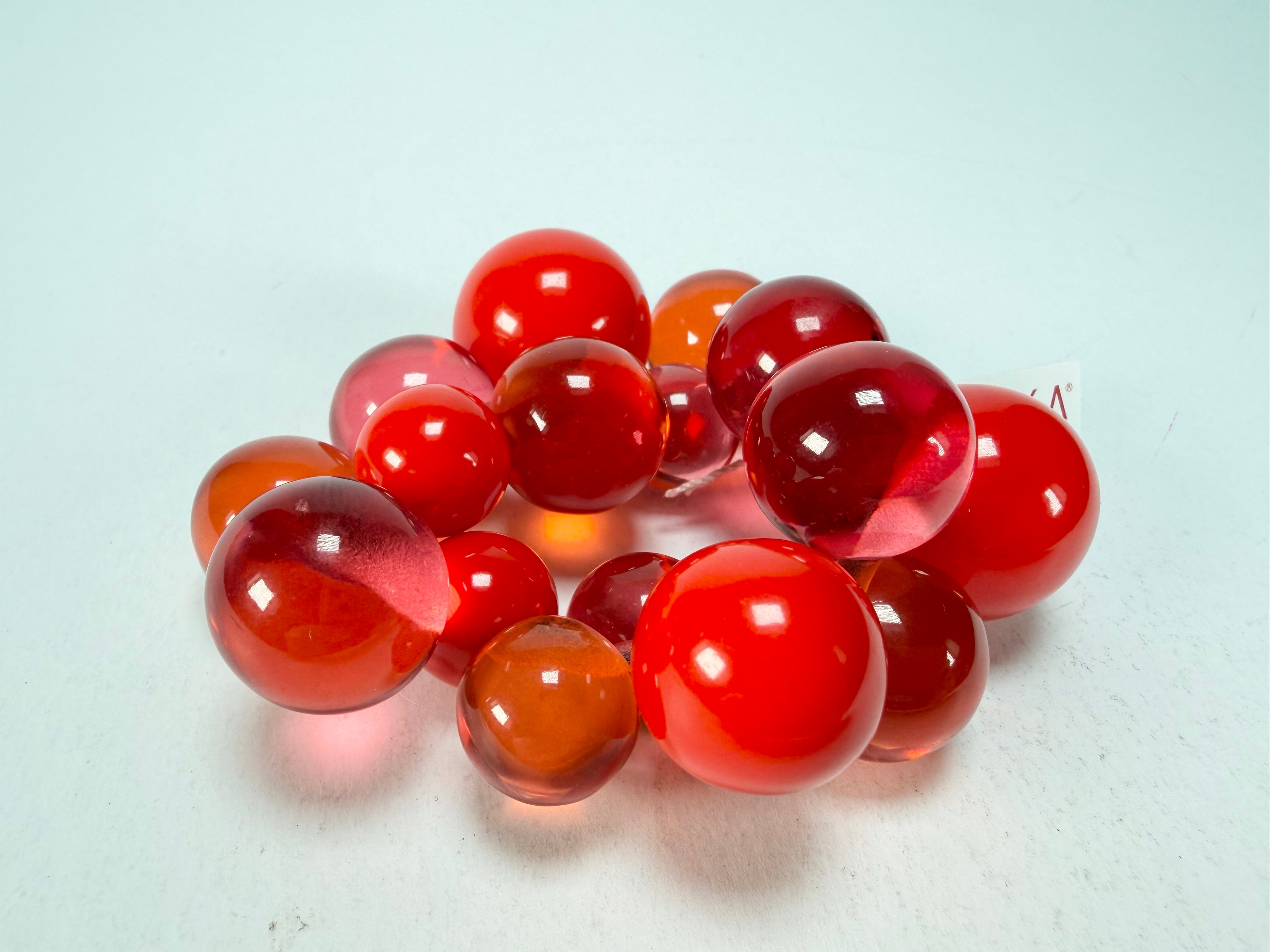 Zsiska - Baubles Red Mix Large Resin Bracelet ( P230301BAU3Q0L )