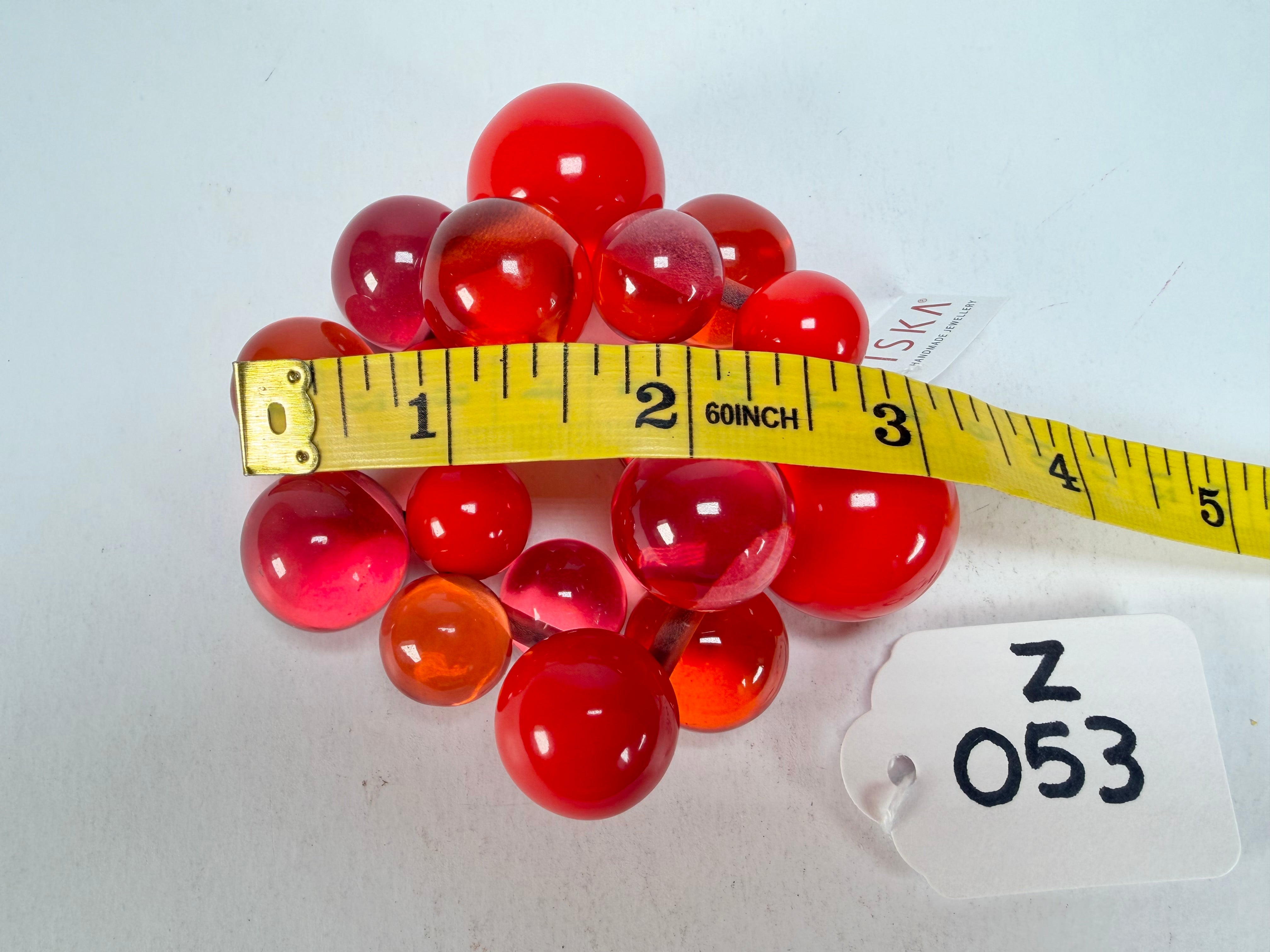 Zsiska - Baubles Red Mix Large Resin Bracelet ( P230301BAU3Q0L )