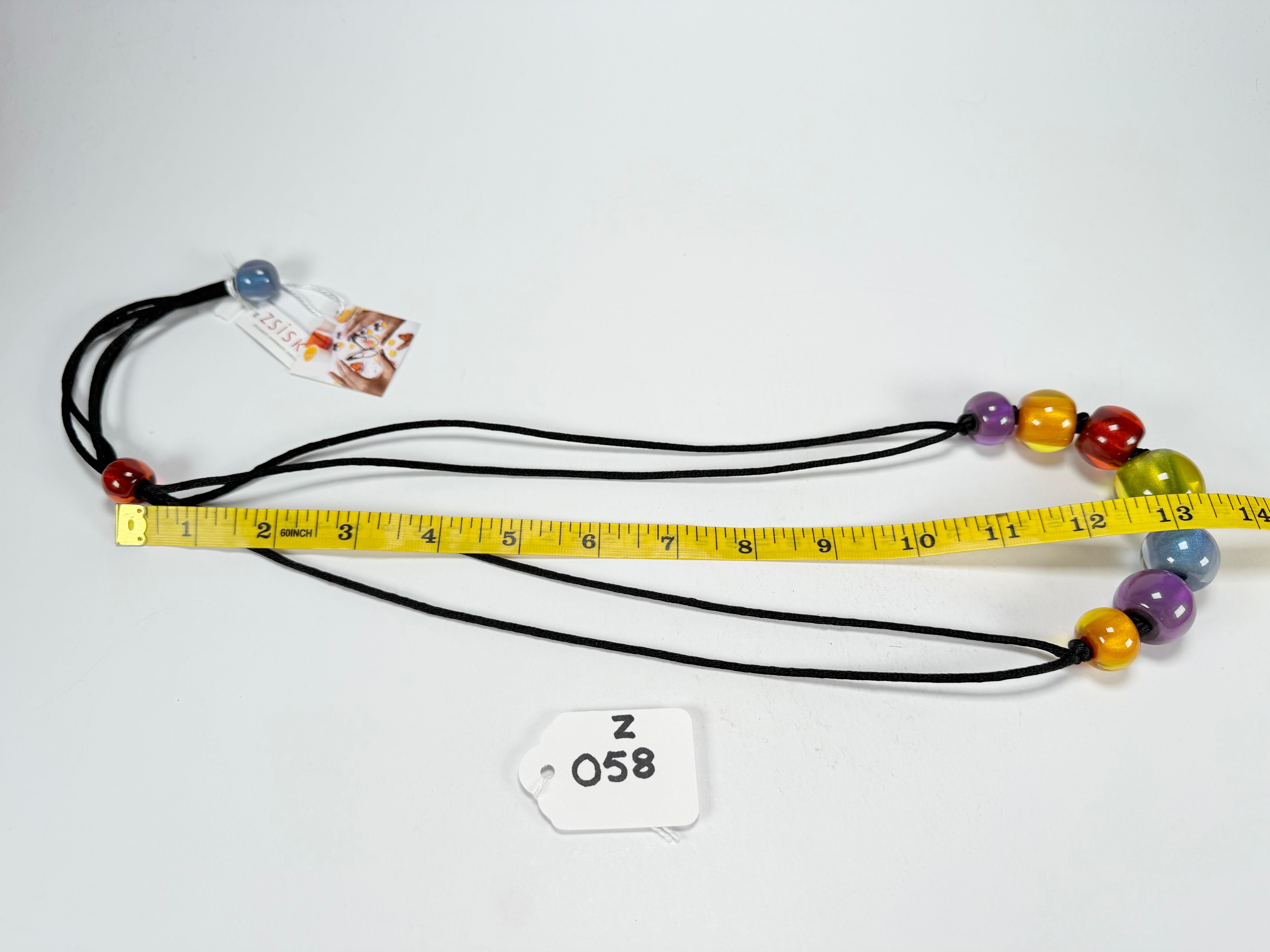 Zsiska - Colourful Beads 7 Bead New Spectrum Resin Necklace ( 40101470499Q07 )